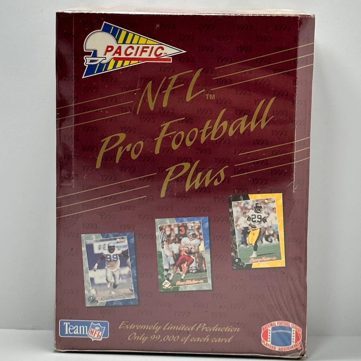 1993 Pacific NFL Pro Football Plus Box- 36 Packs