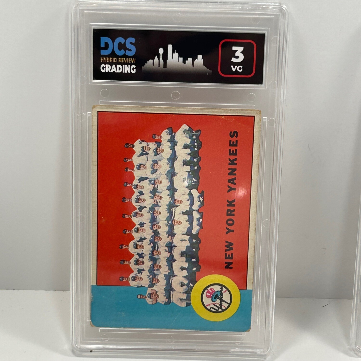 1963 TOPPS #247 New York Yankees DCS 3