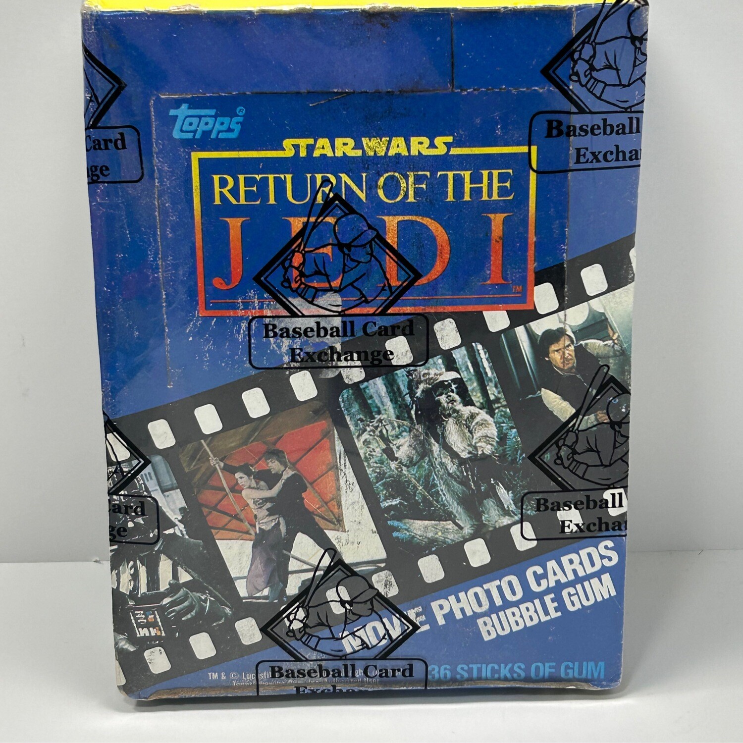 1983 Topps Return Of the Jedi Movie Photo Cards Sealed Box BBCE