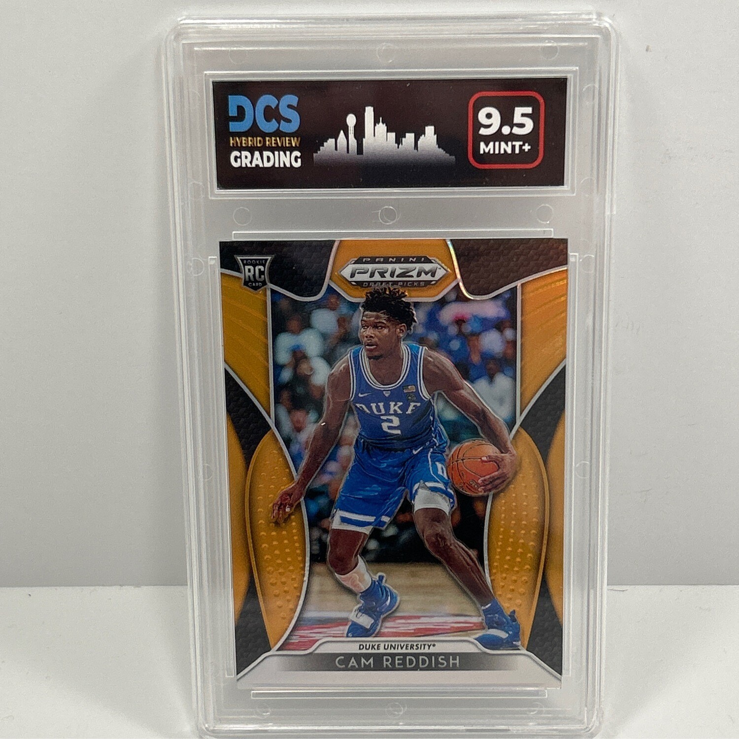 2019 Prizm Draft Picks #74 Cam Reddish Orange Prizm DCS9.5