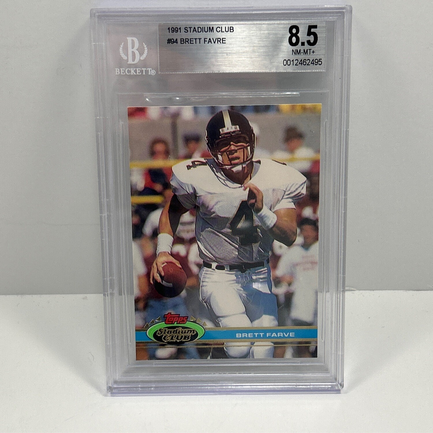 1991 Stadium Club #94 Brett Favre Beckett 8.5