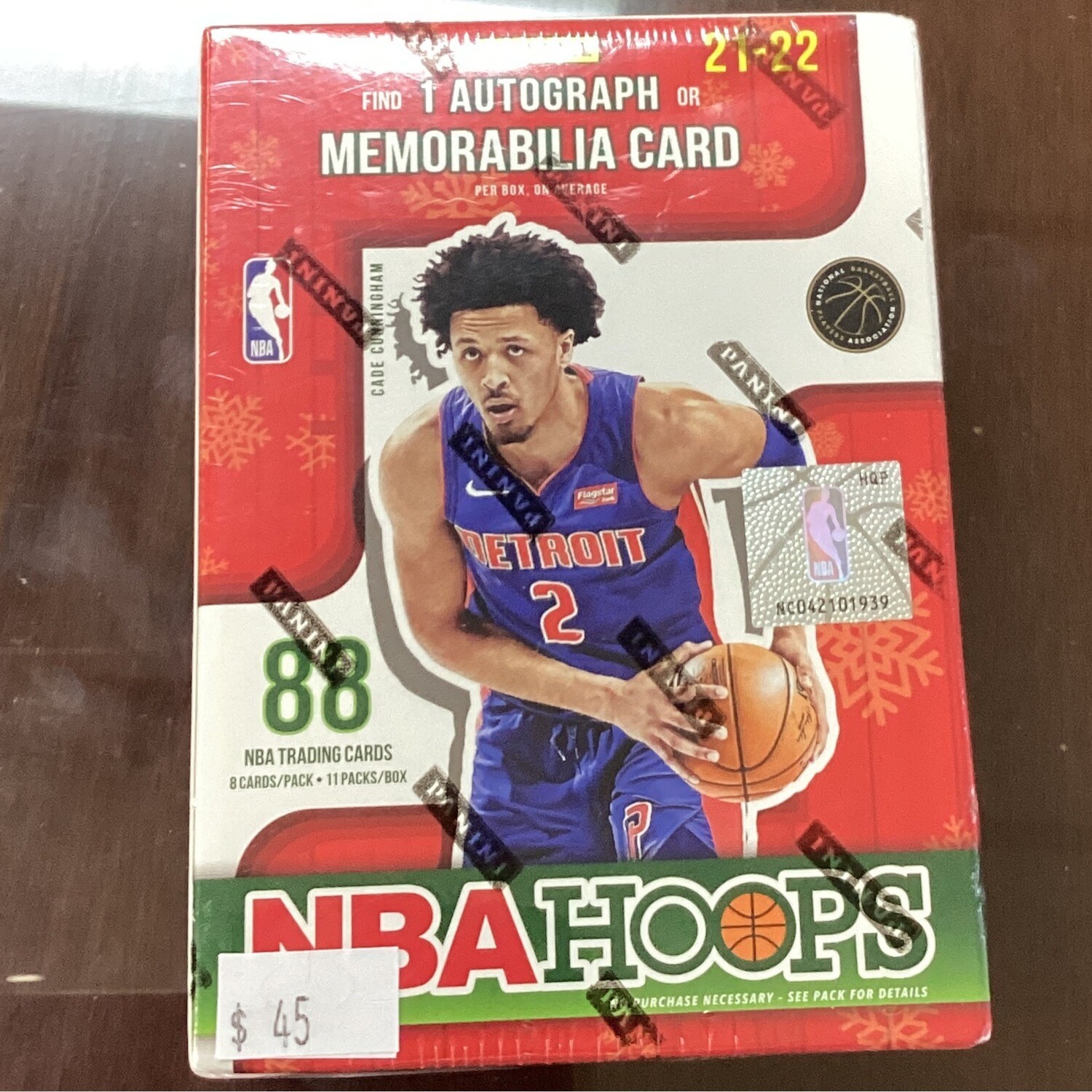 2021 Panini NBA Hoops Christmas Blaster