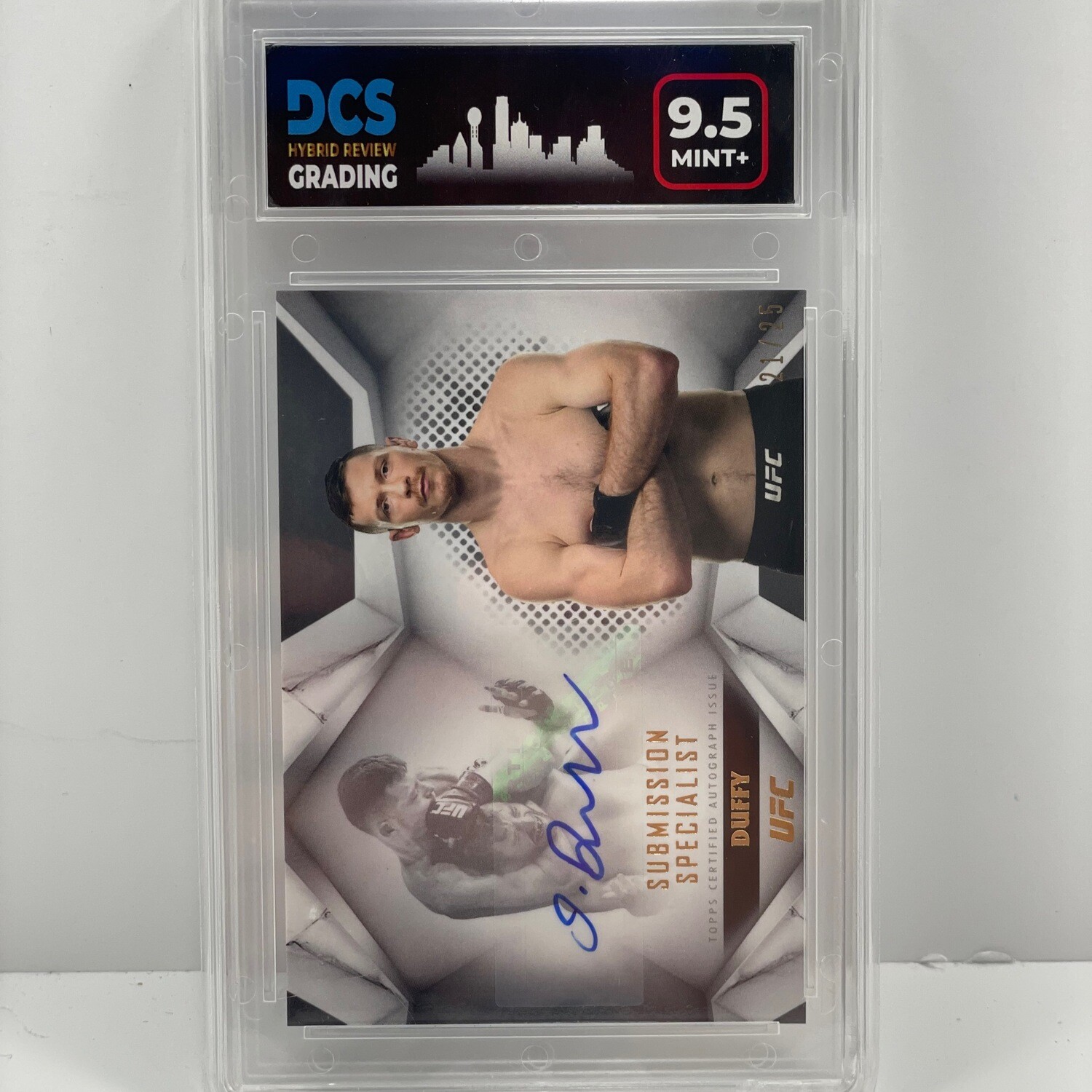 2020 UFC Striking Signatures Submission Specialist Joe Duffy /25