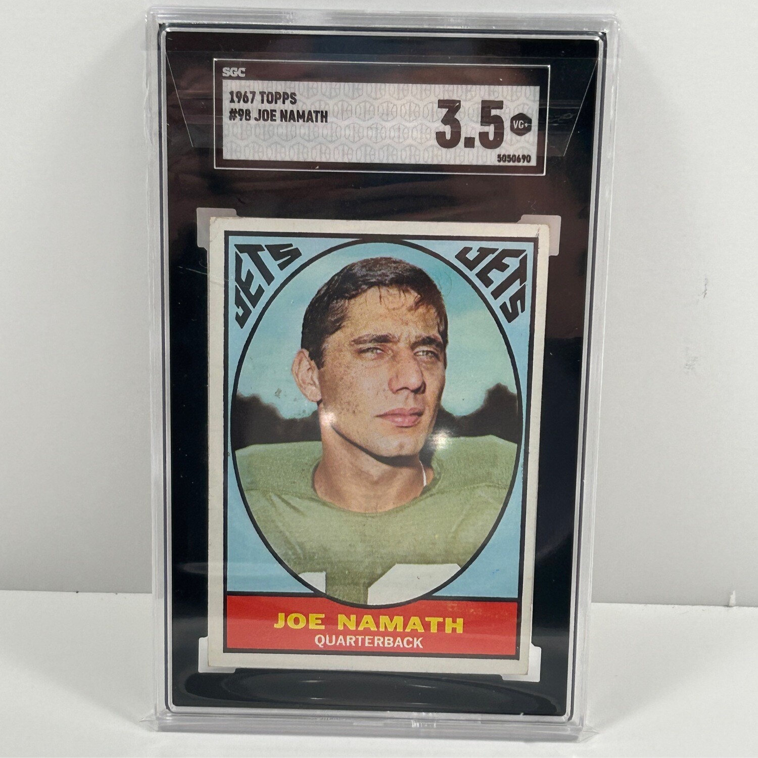 1967 Topps #98 Joe Namath SGC 3.5
