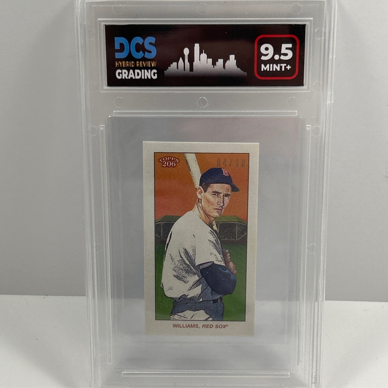 2020 Topps 206 Ted Williams Minicard /10 DCS9.5
