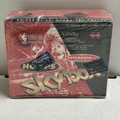 1997-98 Skybox NBA Hoops Series 1 Retail box Sealed