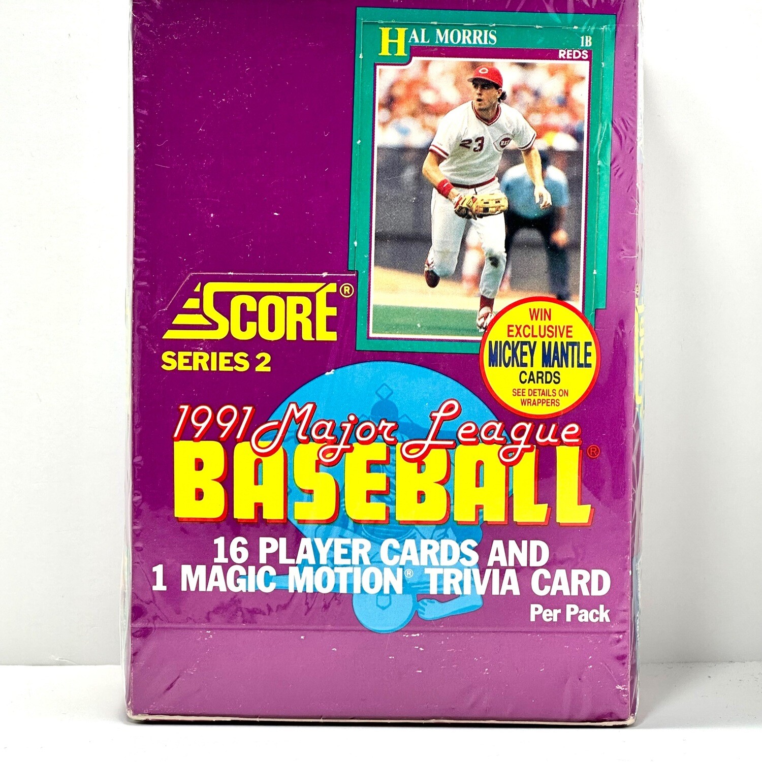1991 Score Series 2 Baseball Box 36 Packs Possible Mickey Mantle Auto Nice Box