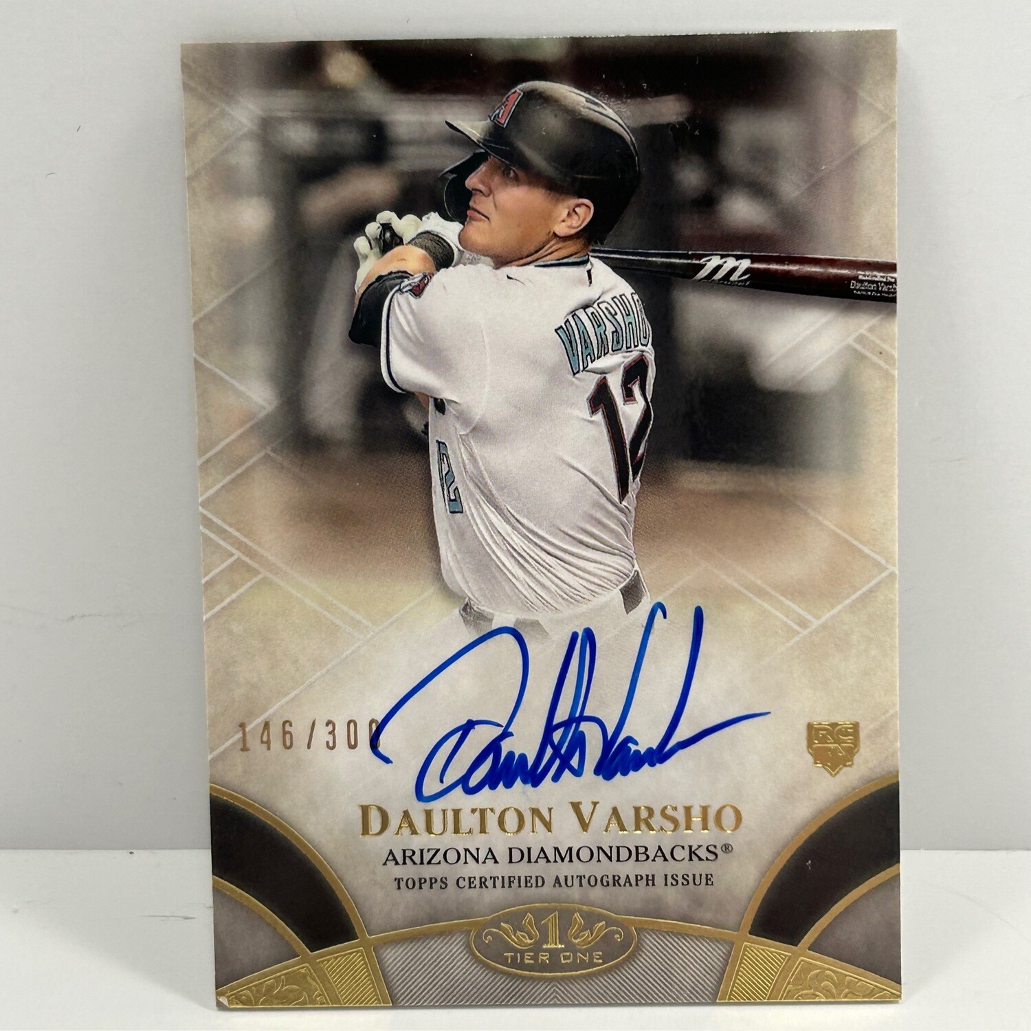 2021 Topps Tier One #BOA-DVA Daulton Varsho 146/300