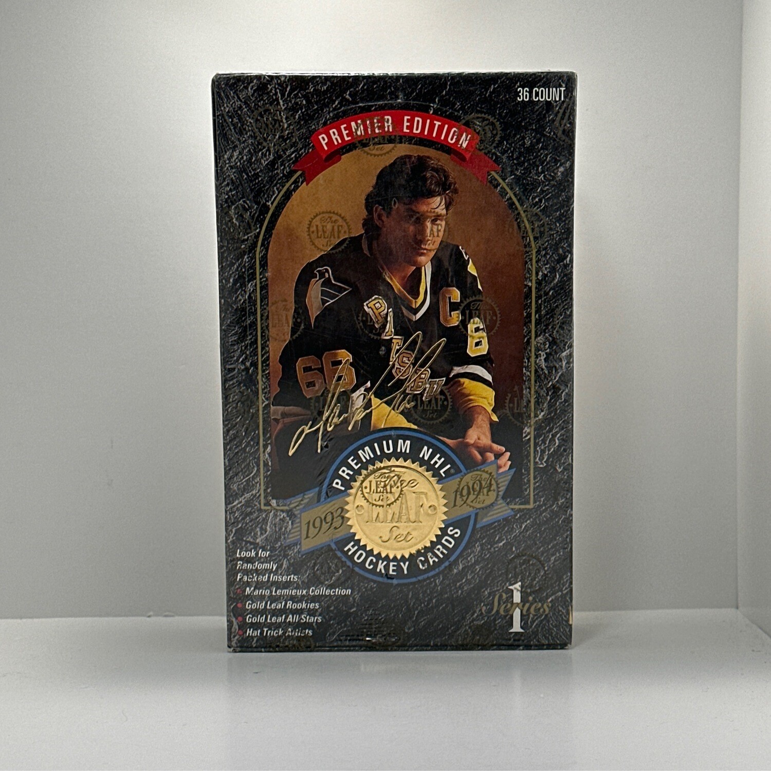 1993-94 Leaf Premier Edition NHL Hockey Series 1 Factory Sealed Box 36 Packs