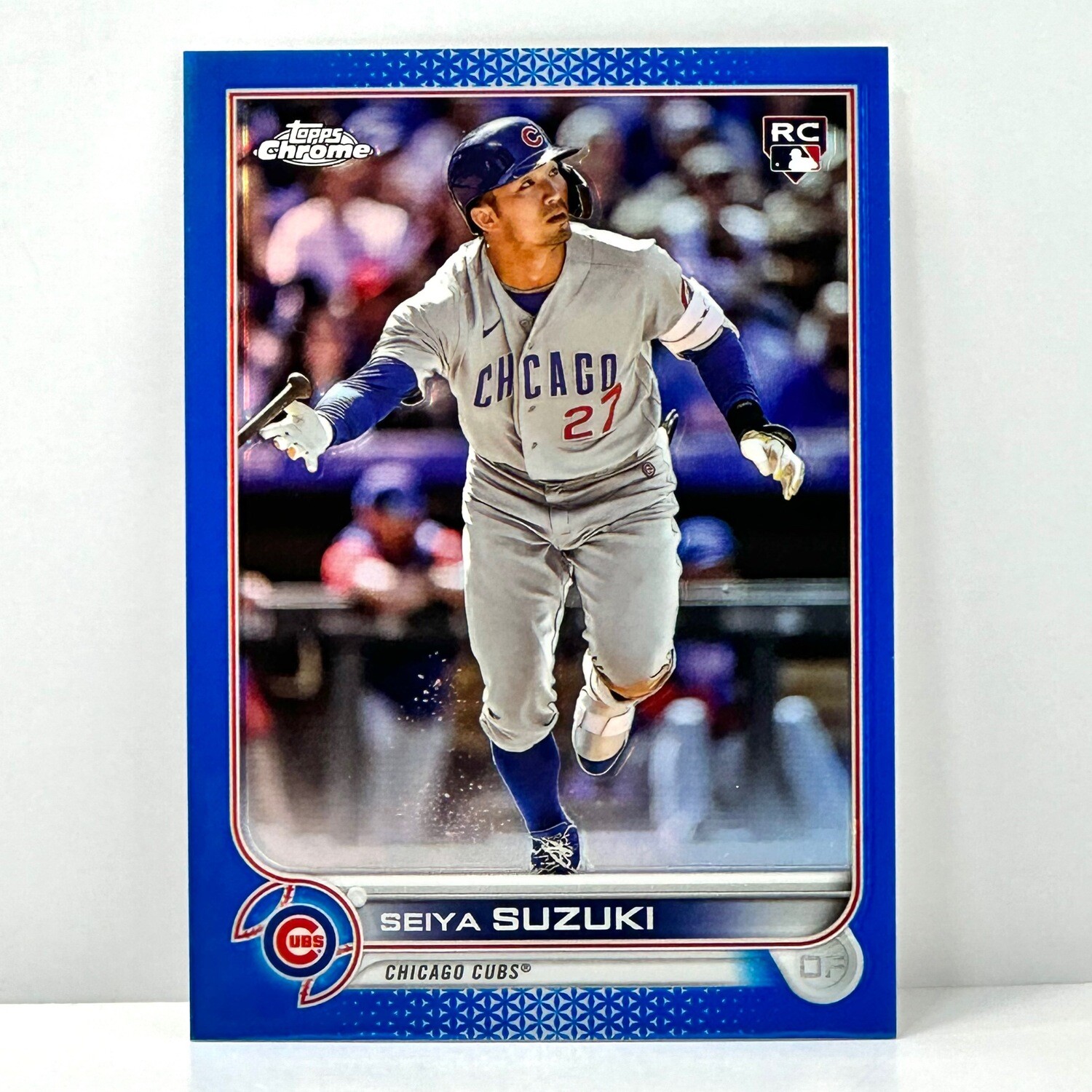 2022 Topps Chrome Seiya Suzuki Blue Refractor Rookie RC #/ 199 Chicago Cubs