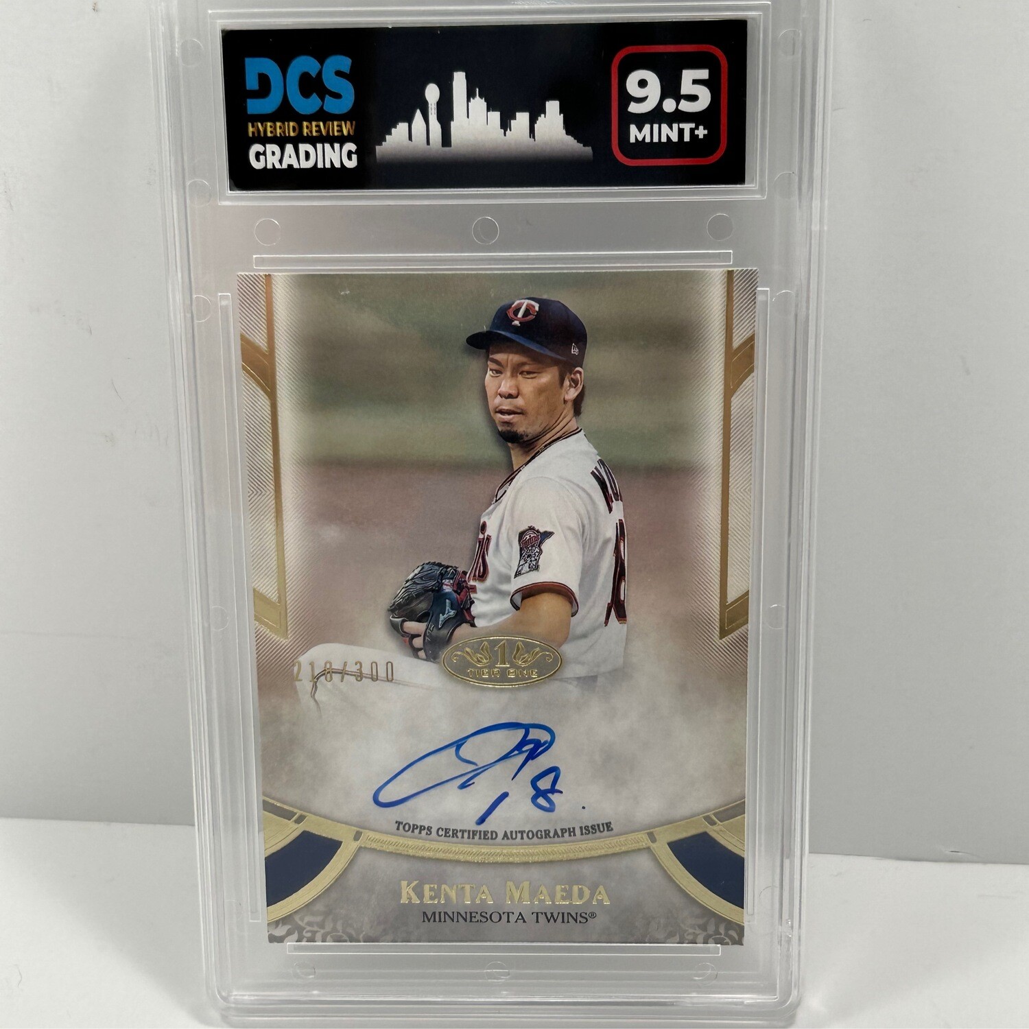 2021 Topps Tier One Kenta Maeda Auto /300 DCS 9.5