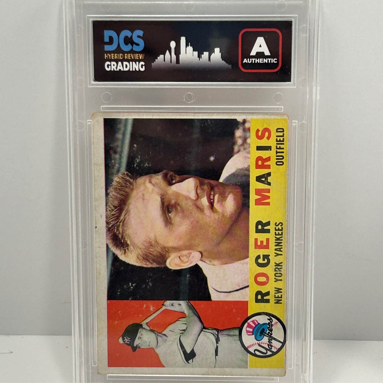 1960 Topps  #377 Roger Maris DCS Authenticated