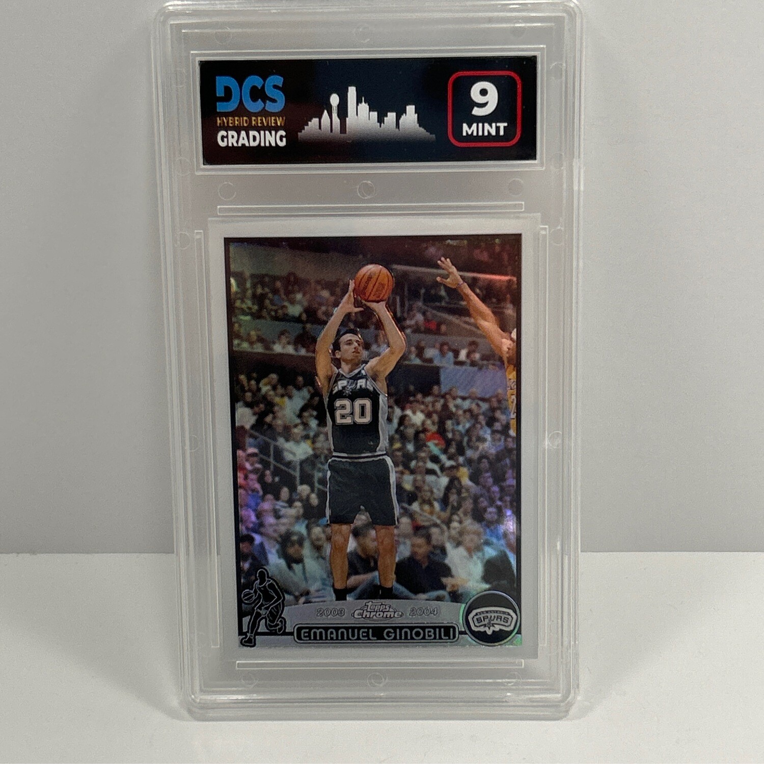 2004 Topps Chrome #95 Emanuel Ginobili DCS9