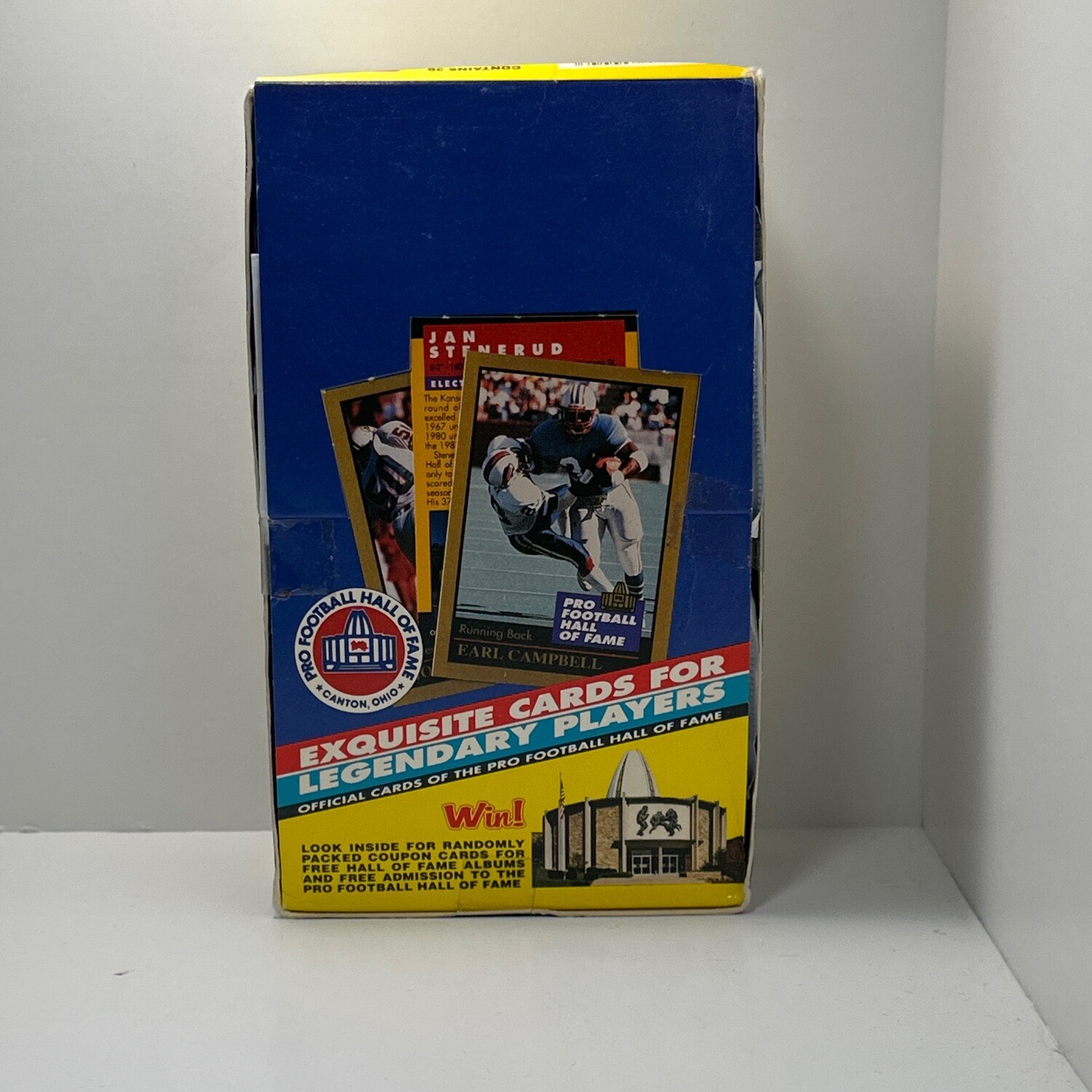 1991 Pro Football Hall of Fame Enor Wax Box 36pks
