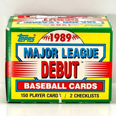 1989 Topps Major League Debut set