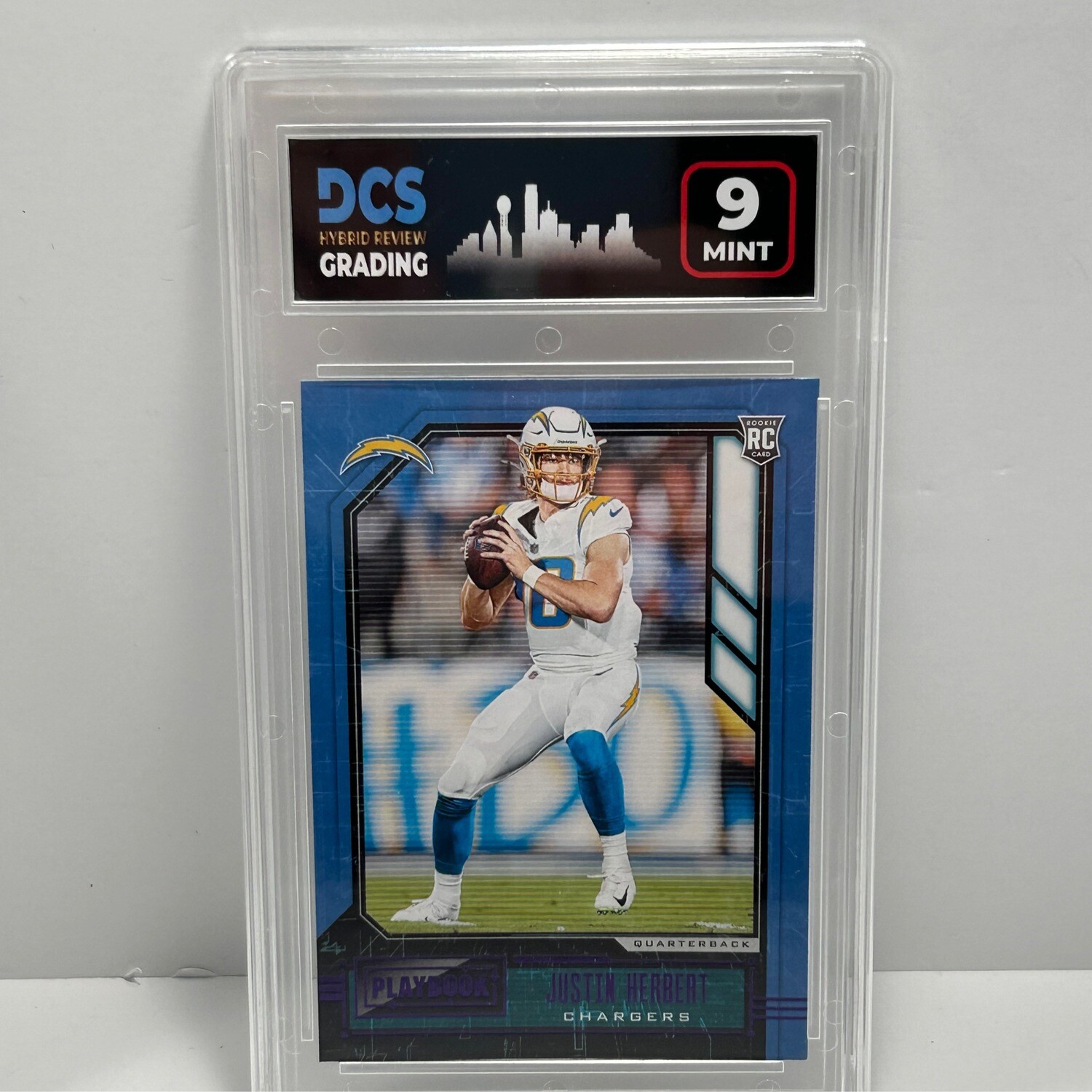2020 Playbook #103 Justin Herbert Purple DCS 9
