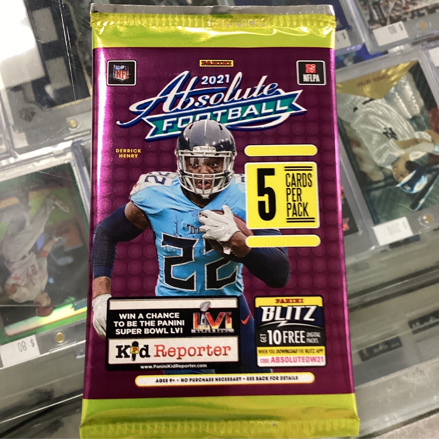 2021 Panini Absolute Football Gravity Feed Pack