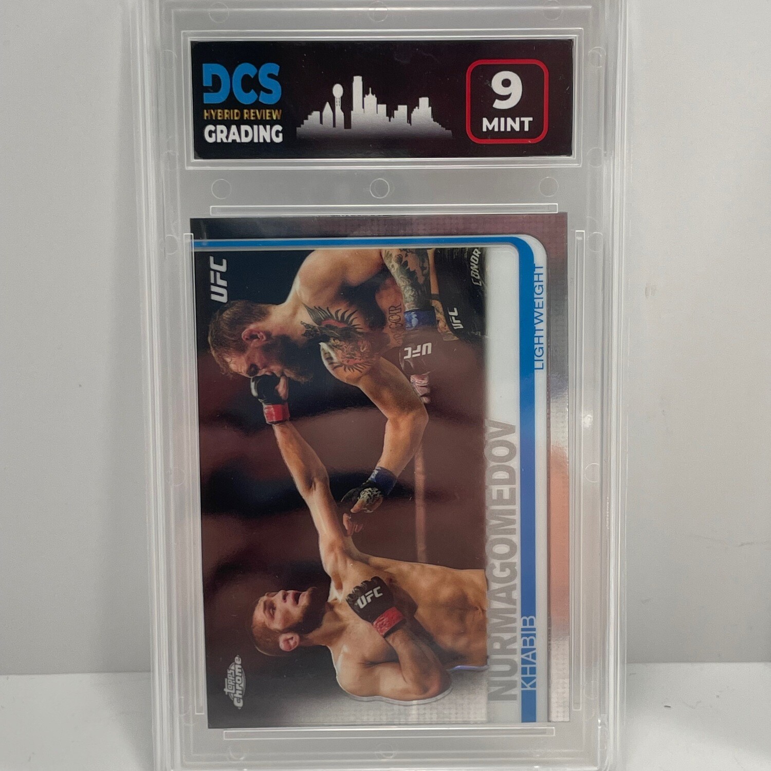 2019 Topps Chrome UFC Khabib Nurmagomedov Base #25 PSA 9