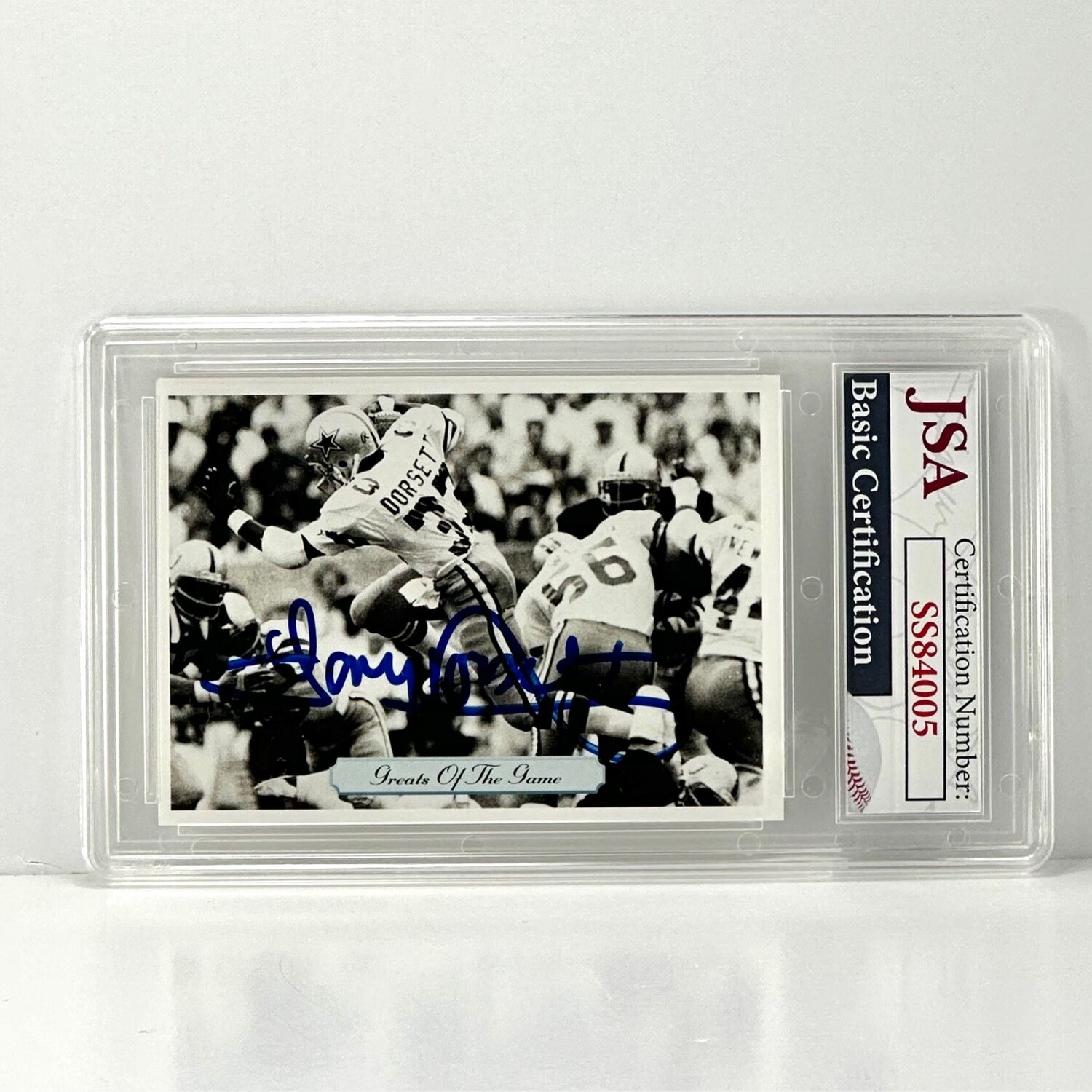 1992 AW Sports #293 Tony Dorsett Greats of the Game Autograph JSA Authenticated