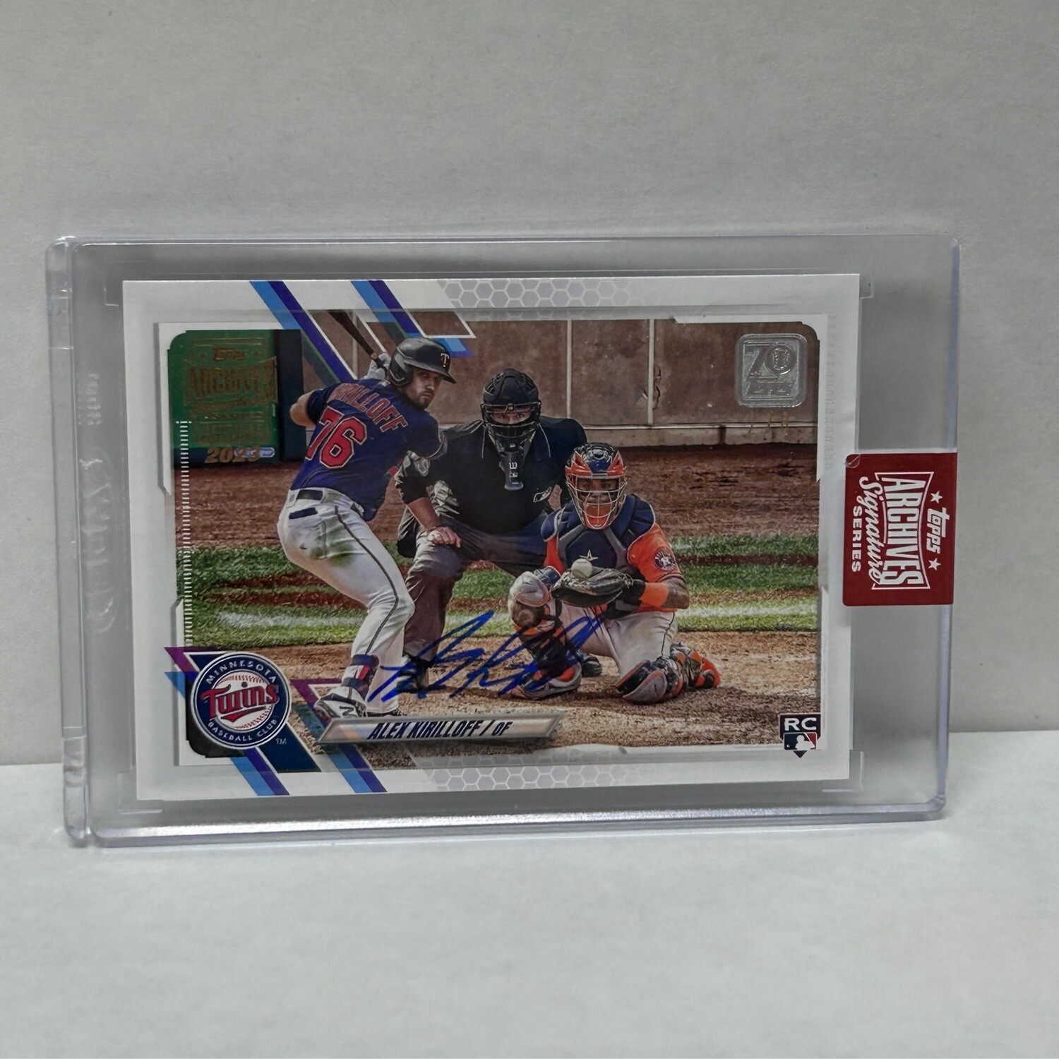 Topps Archives Alex Kirilloff Auto