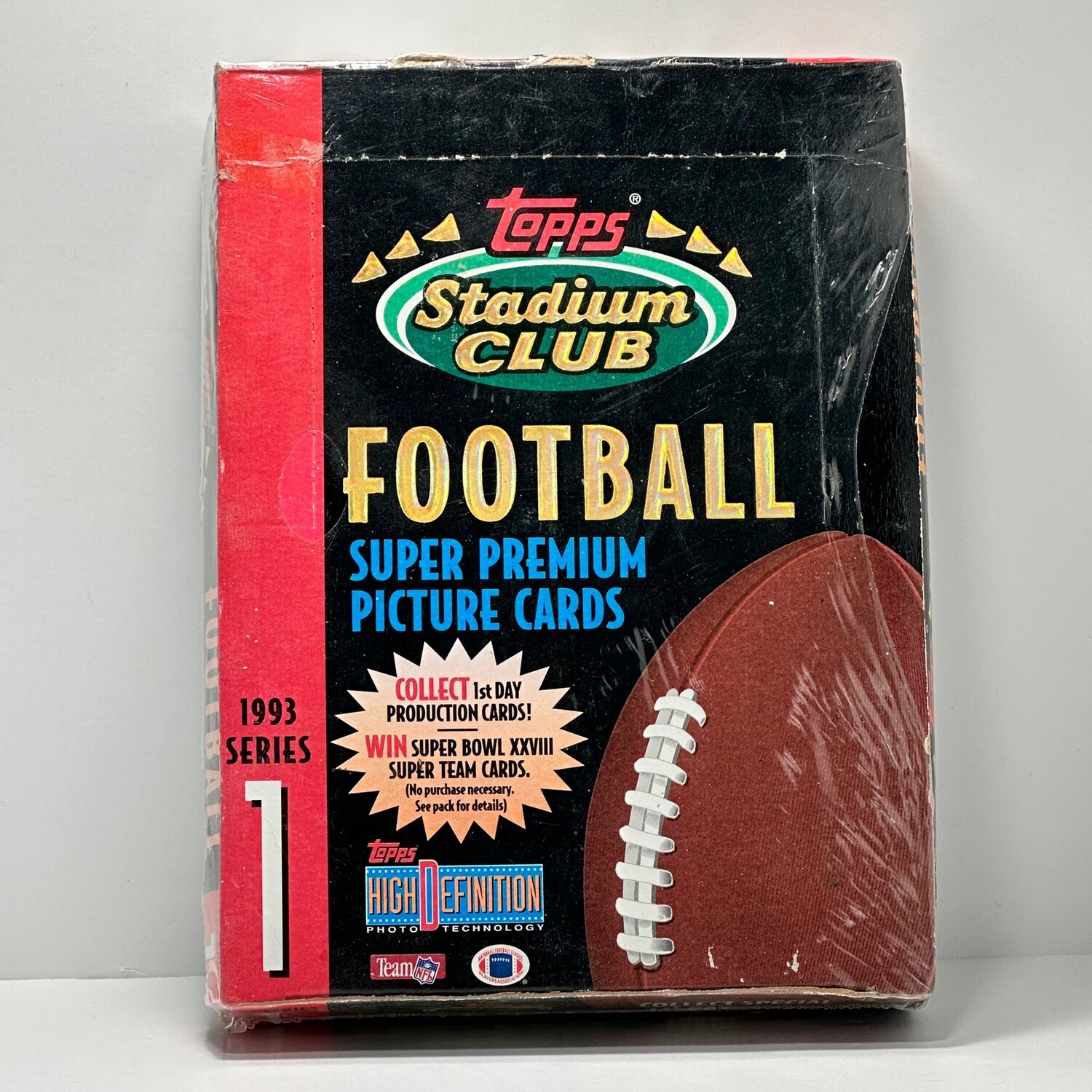 1993 Topps Stadium Club Football Box Series 1 Hobby Brand New Factory Sealed