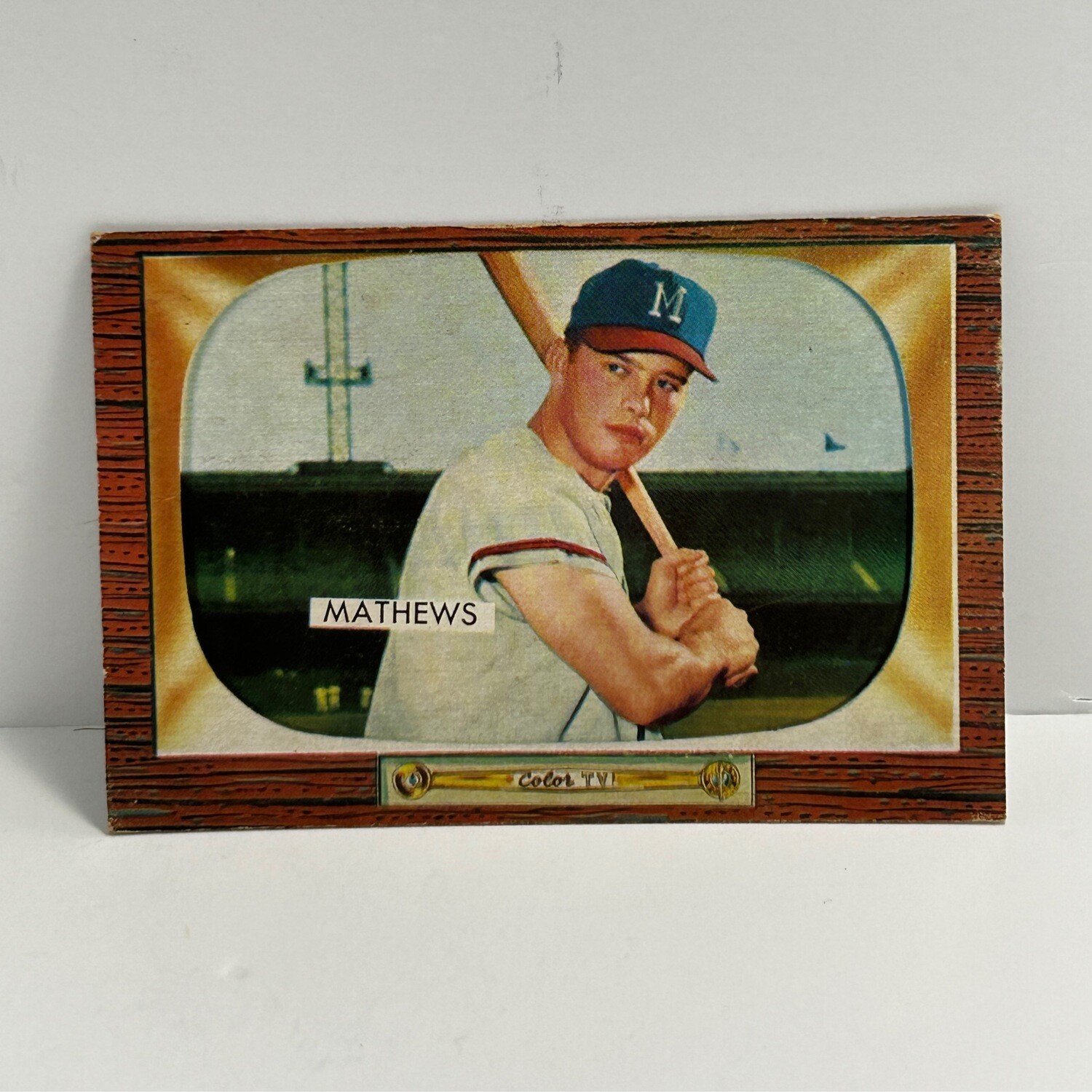 1955 Bowman #103 Eddie Mathews
