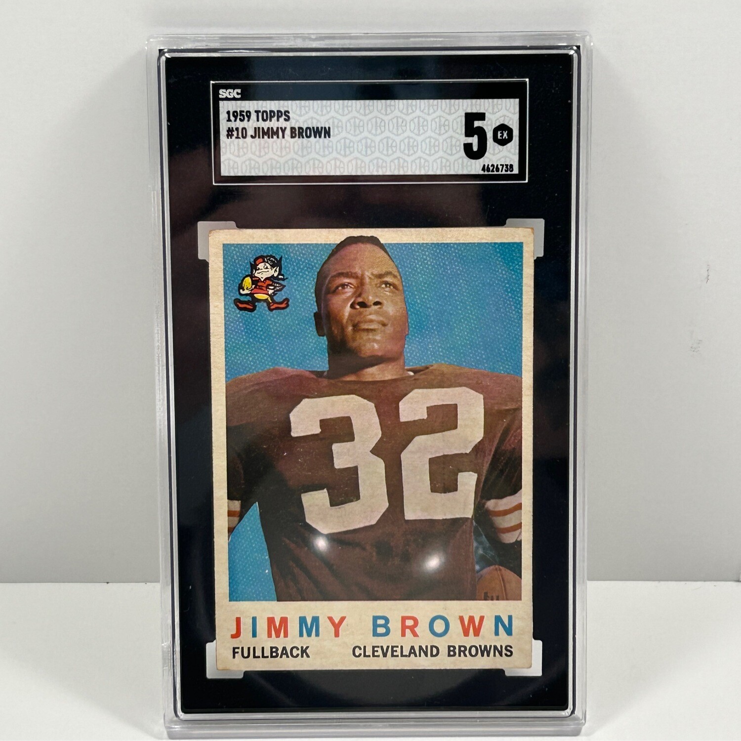 1959 Topps #10 Jimmy Brown SGC 5