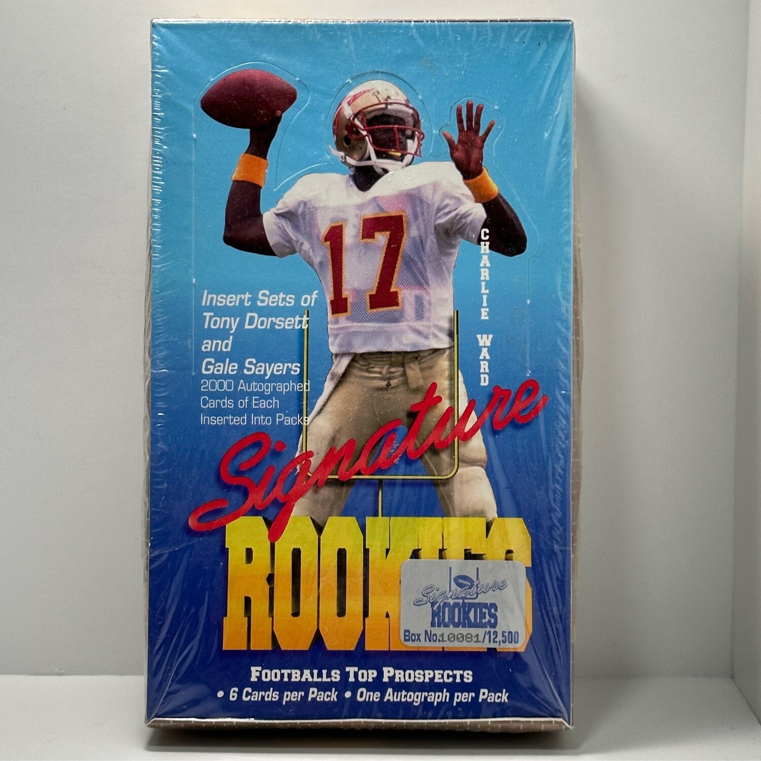 1994 Signature Rookies Football Top Prospects Box Sealed (24 Packs)