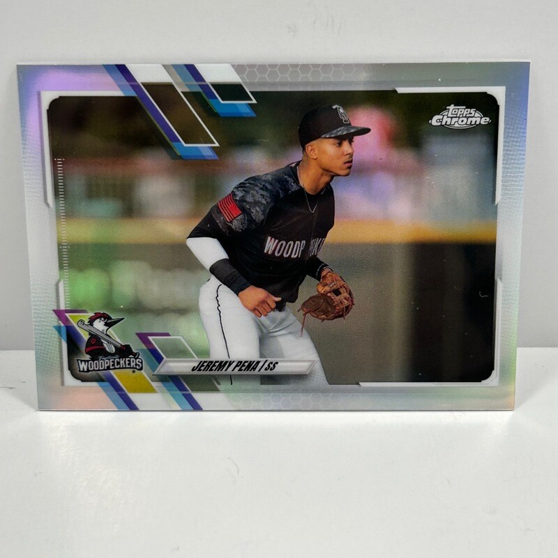 JEREMY PENA 2021 TOPPS PRO DEBUT CHROME PDC-22 REFRACTOR /99