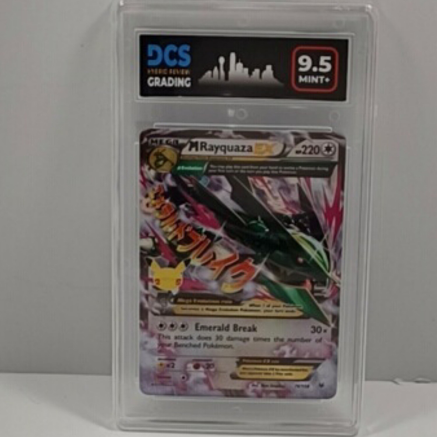 2015 Pokémon M RayquazaEX 76/108 Fusion Card DCS9.5
