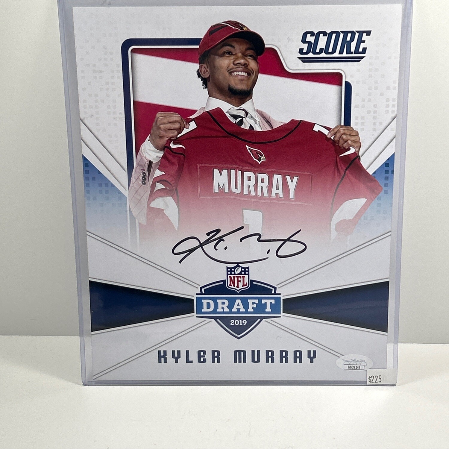 2019 Score Kyler Murray 8x10 Signed JSA Cert