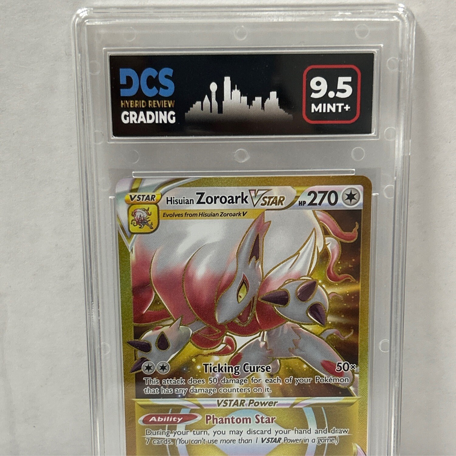 2022 Pokémon Hisuian Zoroark VStar DCS9.5