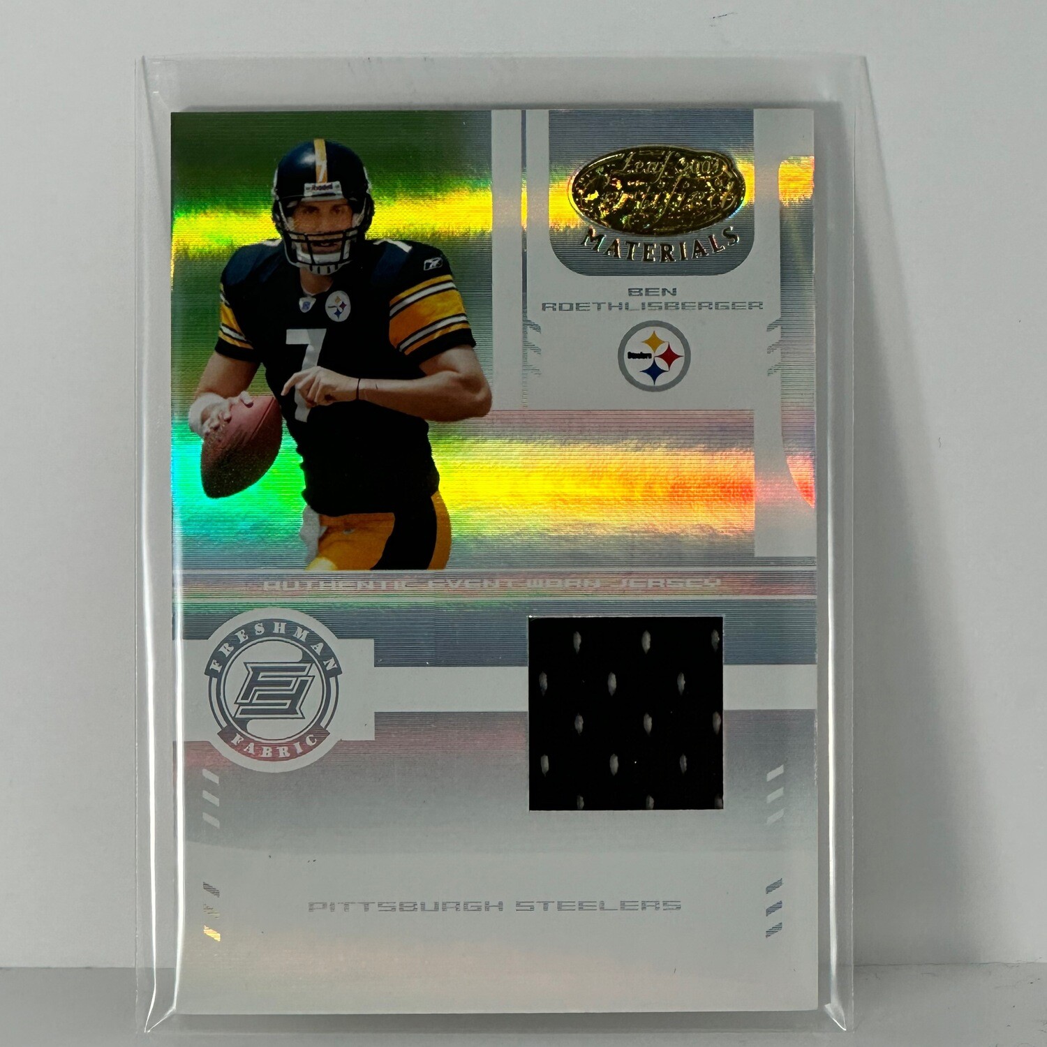 2004 Donruss Leaf Certified Football Ben Roethlisberger Jersey /1250