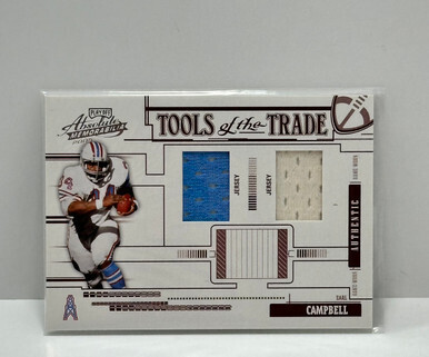 2005 Earl Campbell Absolute Memorabilia Tools of the Trade #d /100 #30