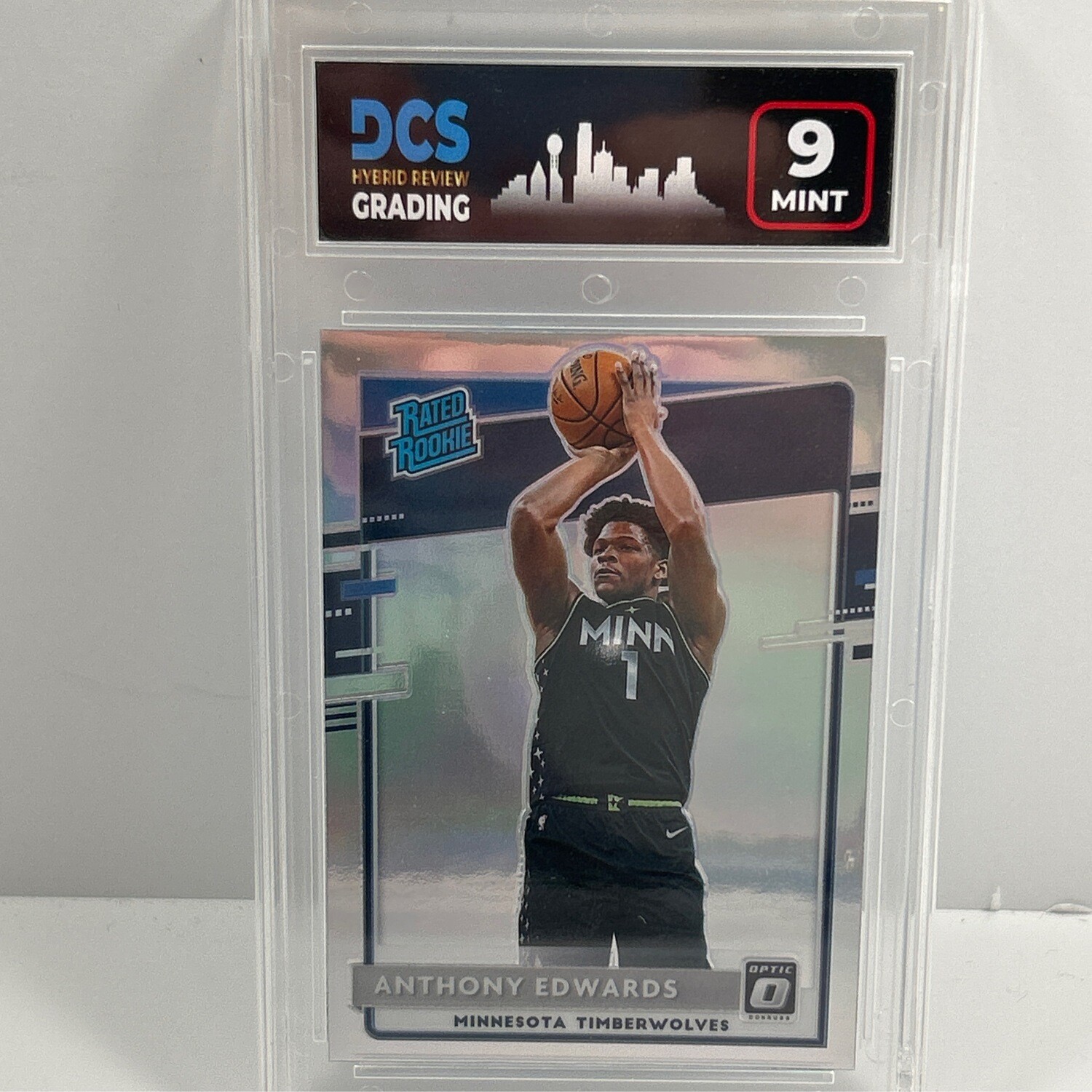 2020-21 Donruss Optic  #151 Anthony Edwards silver Prizm