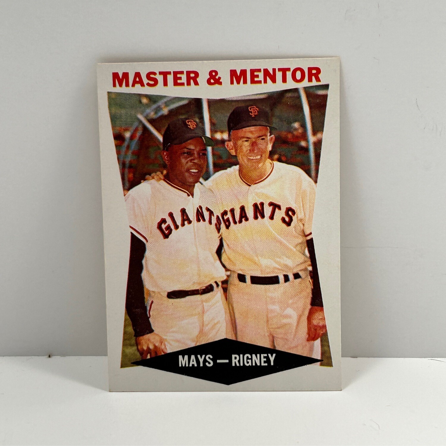 1960 Topps Master & Mentor w/ Willie Mays #7