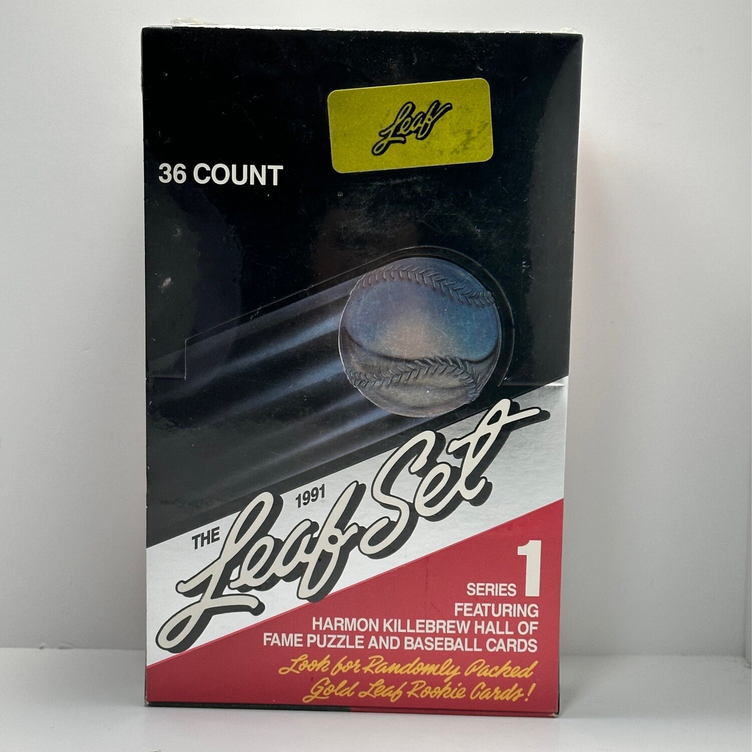 1991 LEAF SET Baseball Series 1 Trading Cards Factory Sealed Wax Box