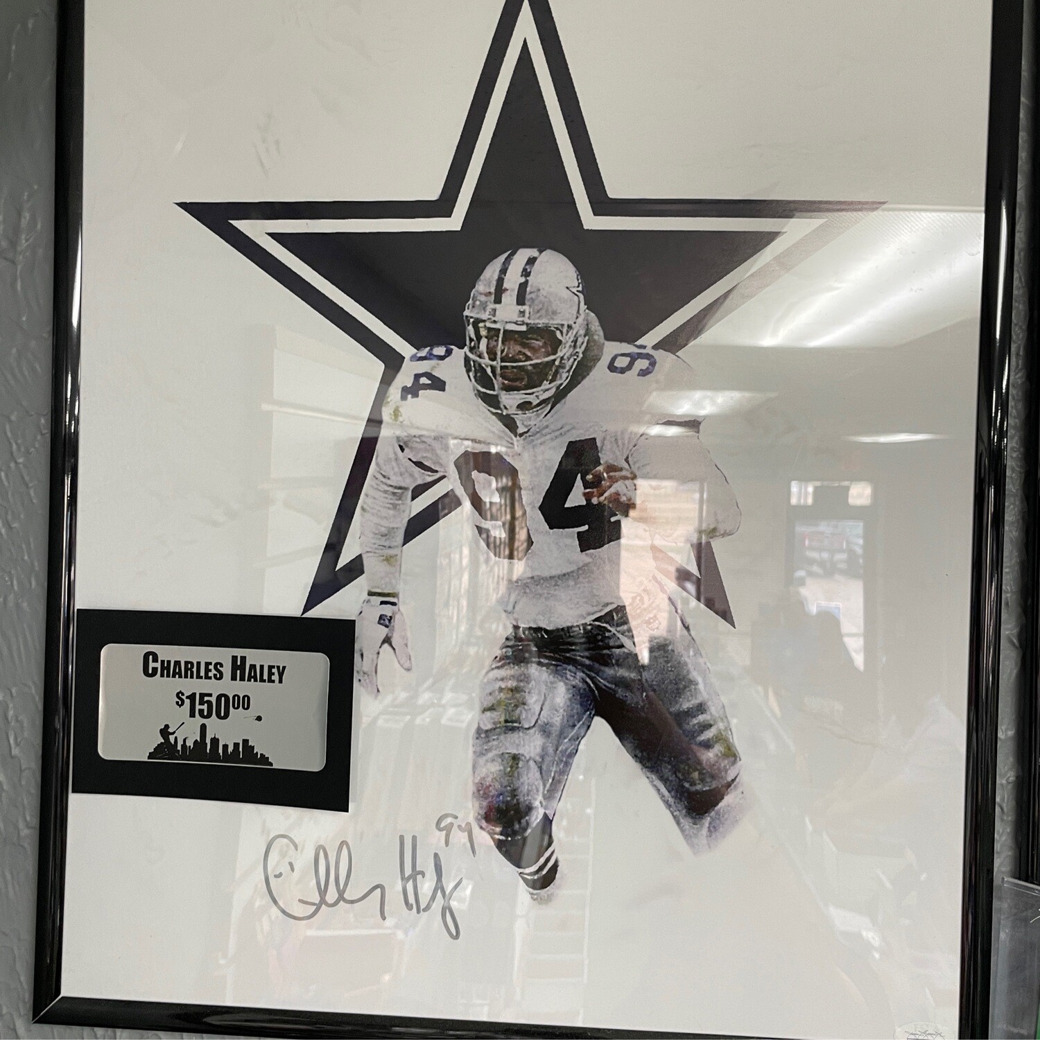 Charles Haley Dallas Cowboys Autographed Memorabilia