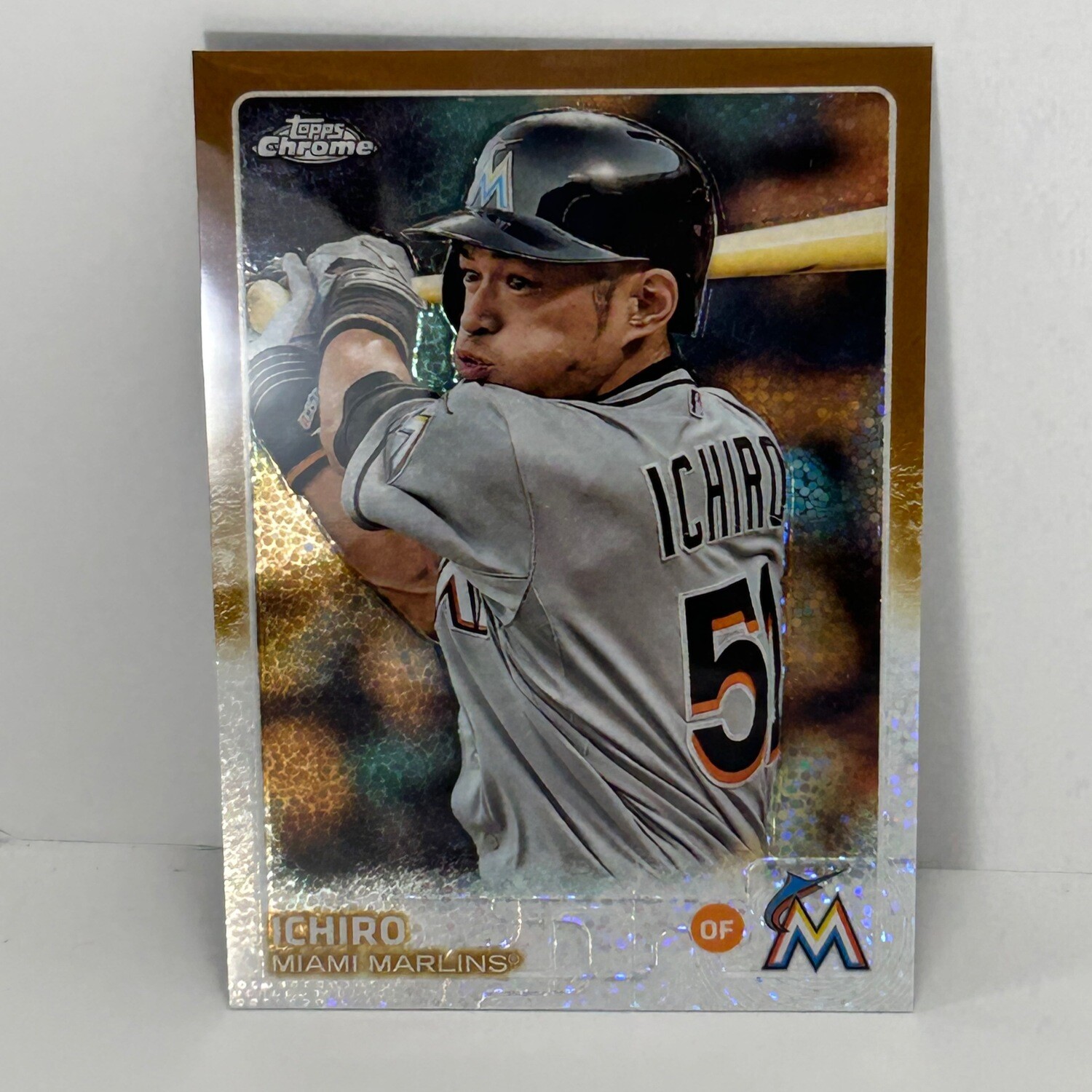 2015 Topps Chrome Update #US396 Ichiro Gold Refractor #d / 250