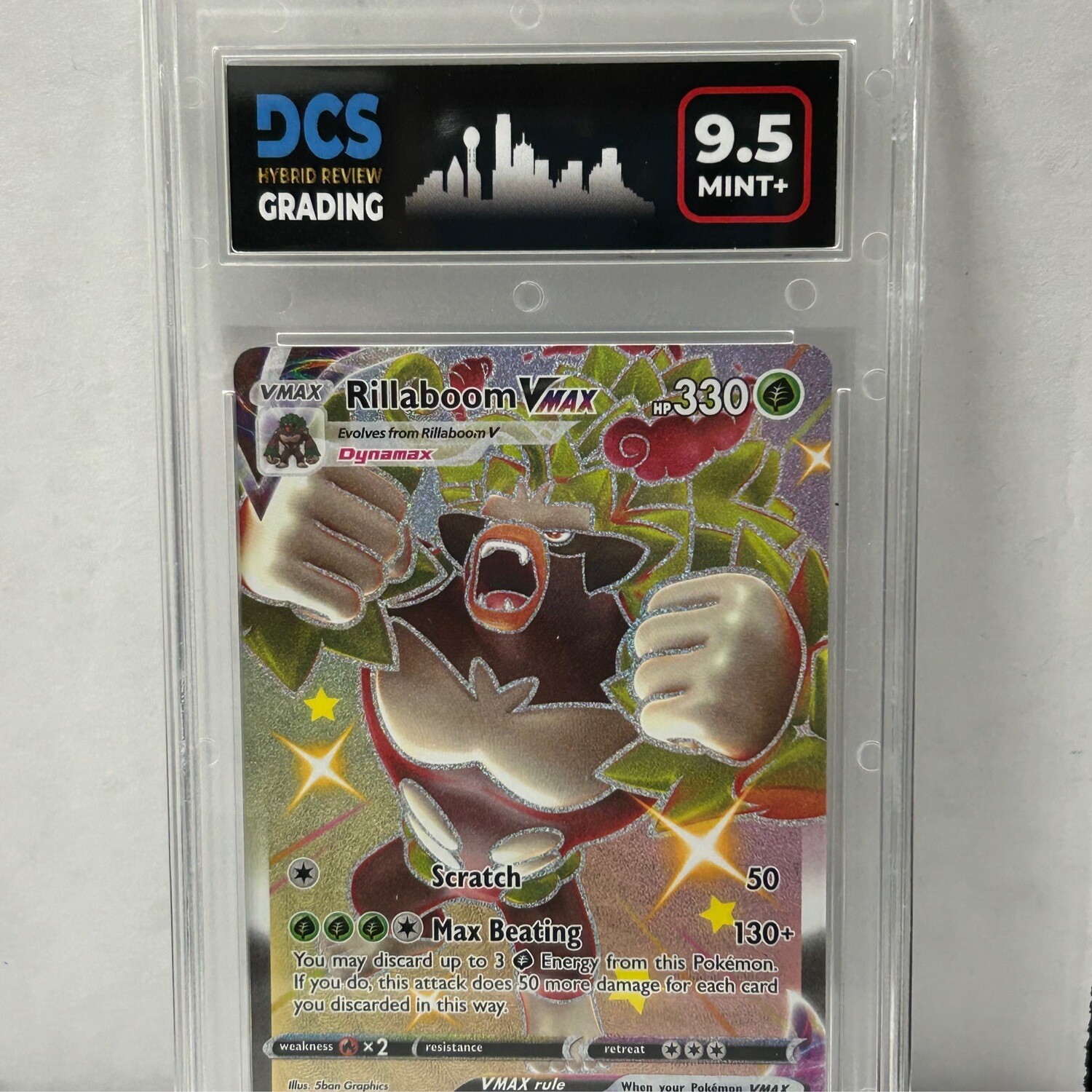 2021 Pokémon Rillaboom VMax SV106/SV122 DCS9.5