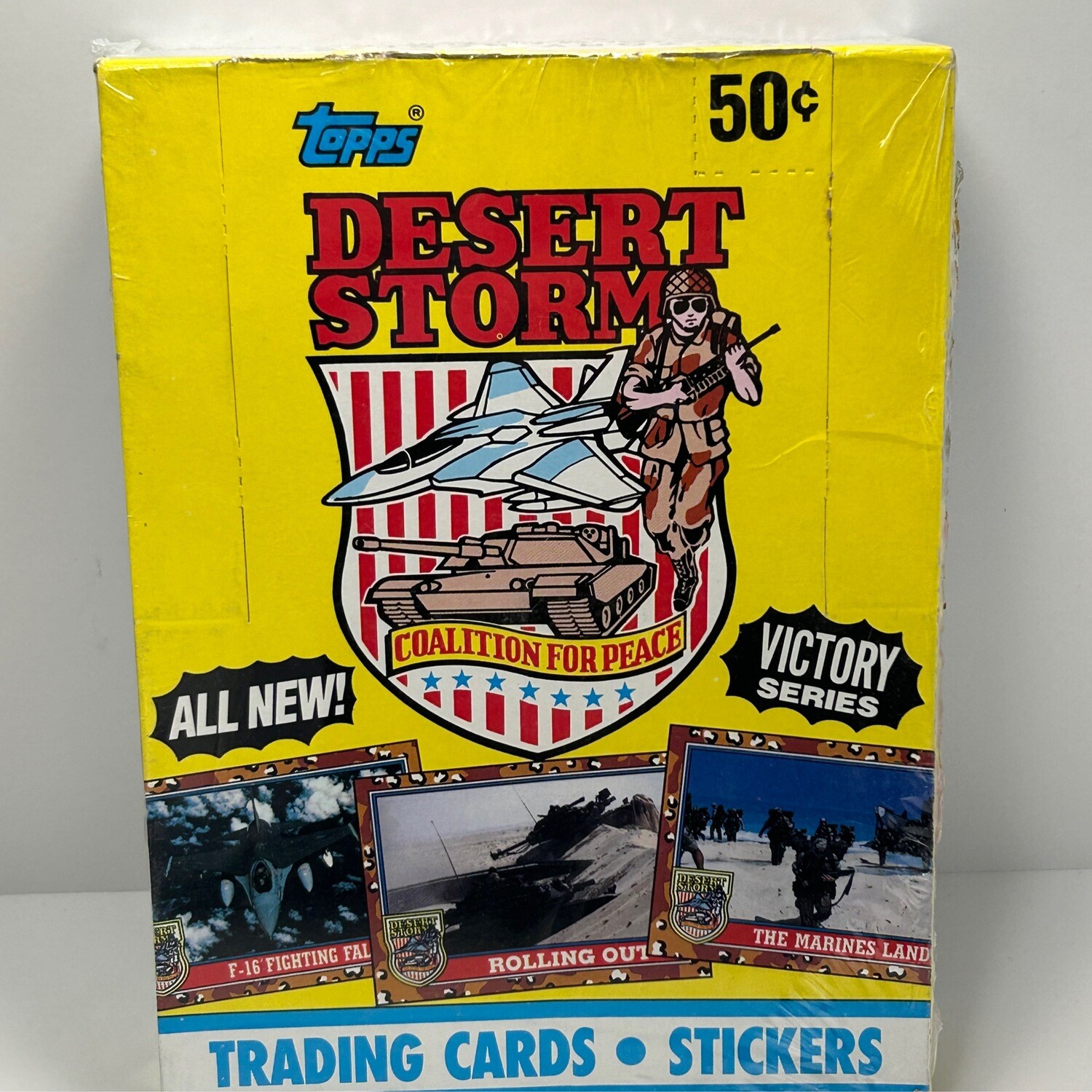 1991 Topps Desert Storm Trading Cards, Stickers