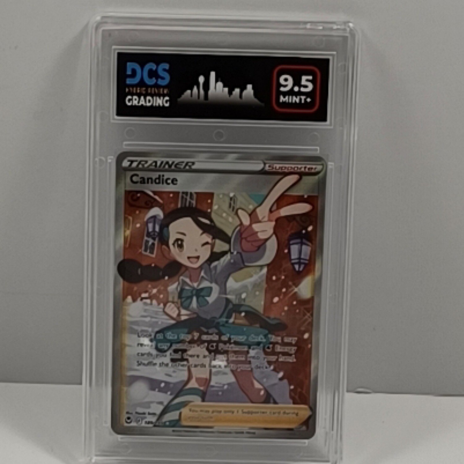 2022 Pokémon Trainer Candice 189/195 DCS9.5