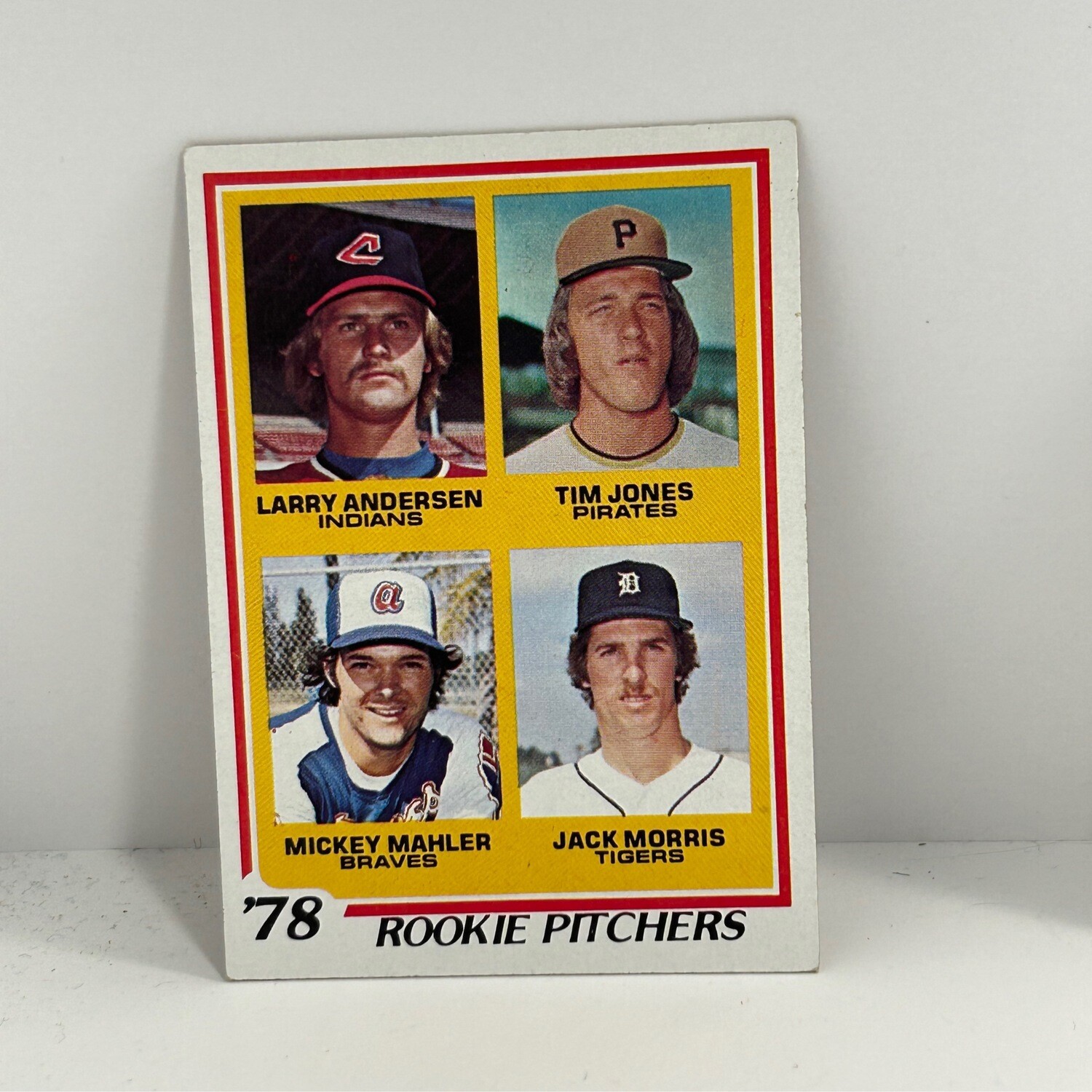 1978 Topps Rookie Pitchers #703 Larry Andersen / Jones / Jack Morris