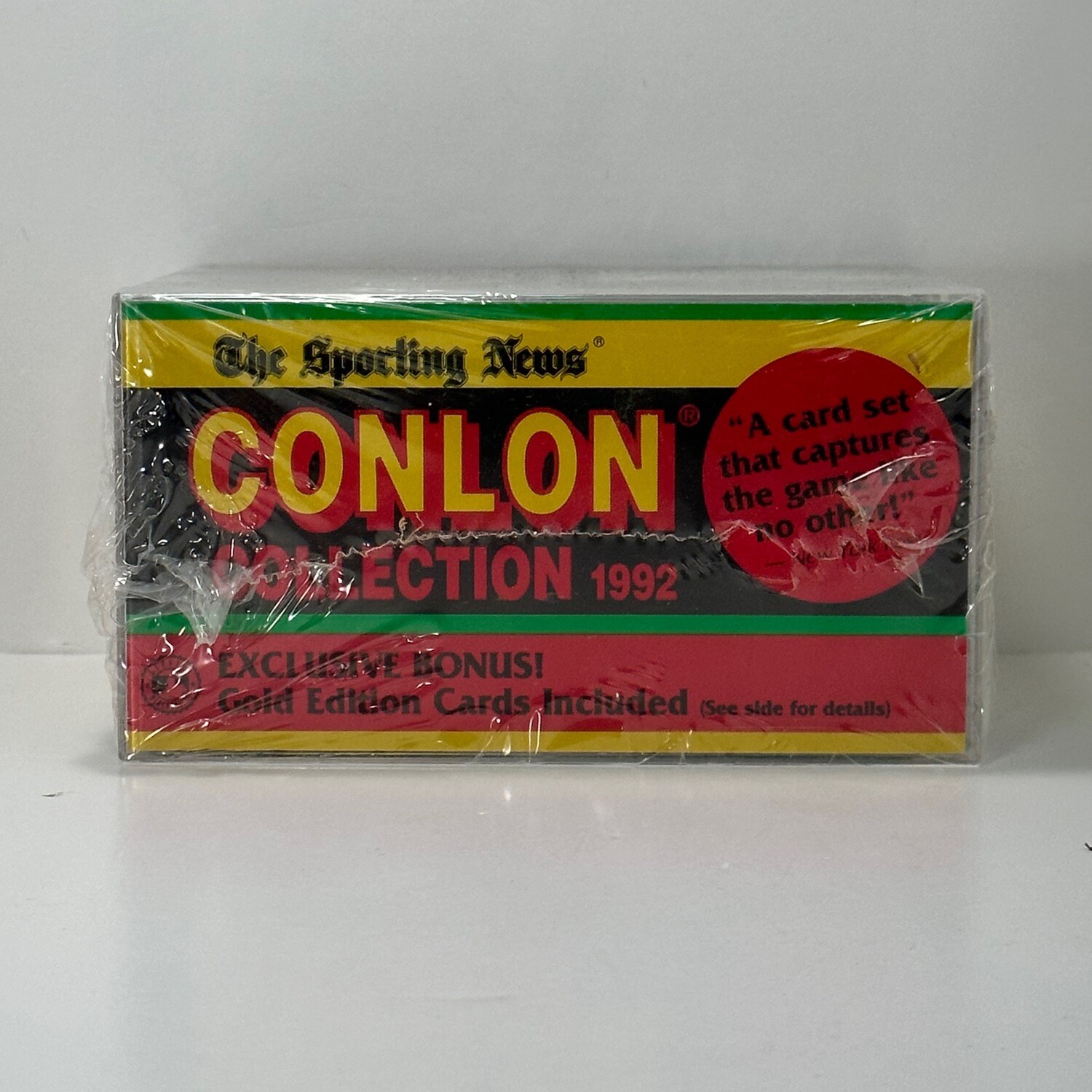 Conlon Collection Box ofBaseball Cards 1992 The Sporting News Used Collection