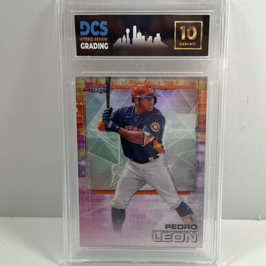 2021 Bowman’s Best Pedro Leon #13 DCS10
