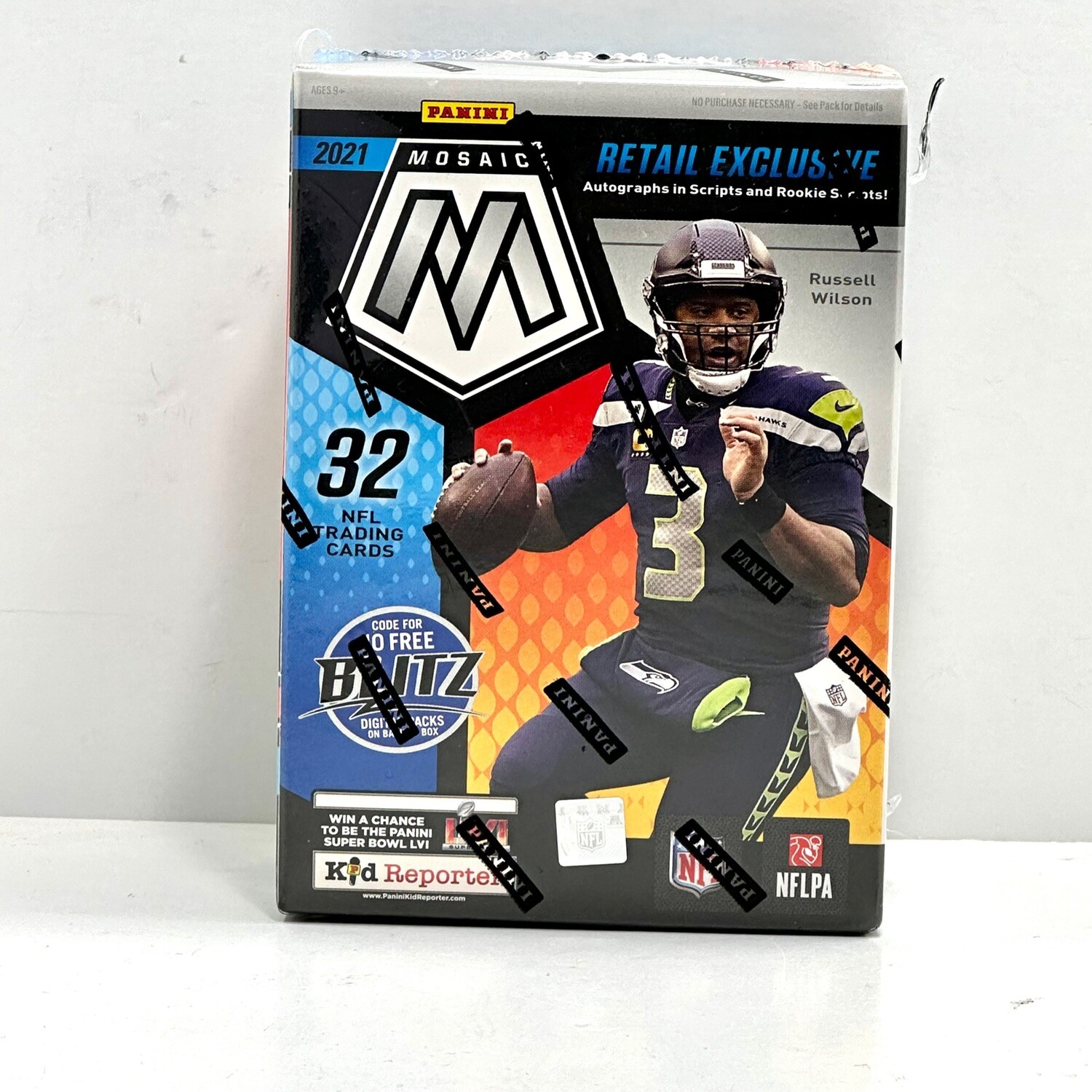 2021 Panini Mosaic Football 8-Pack Blaster Box