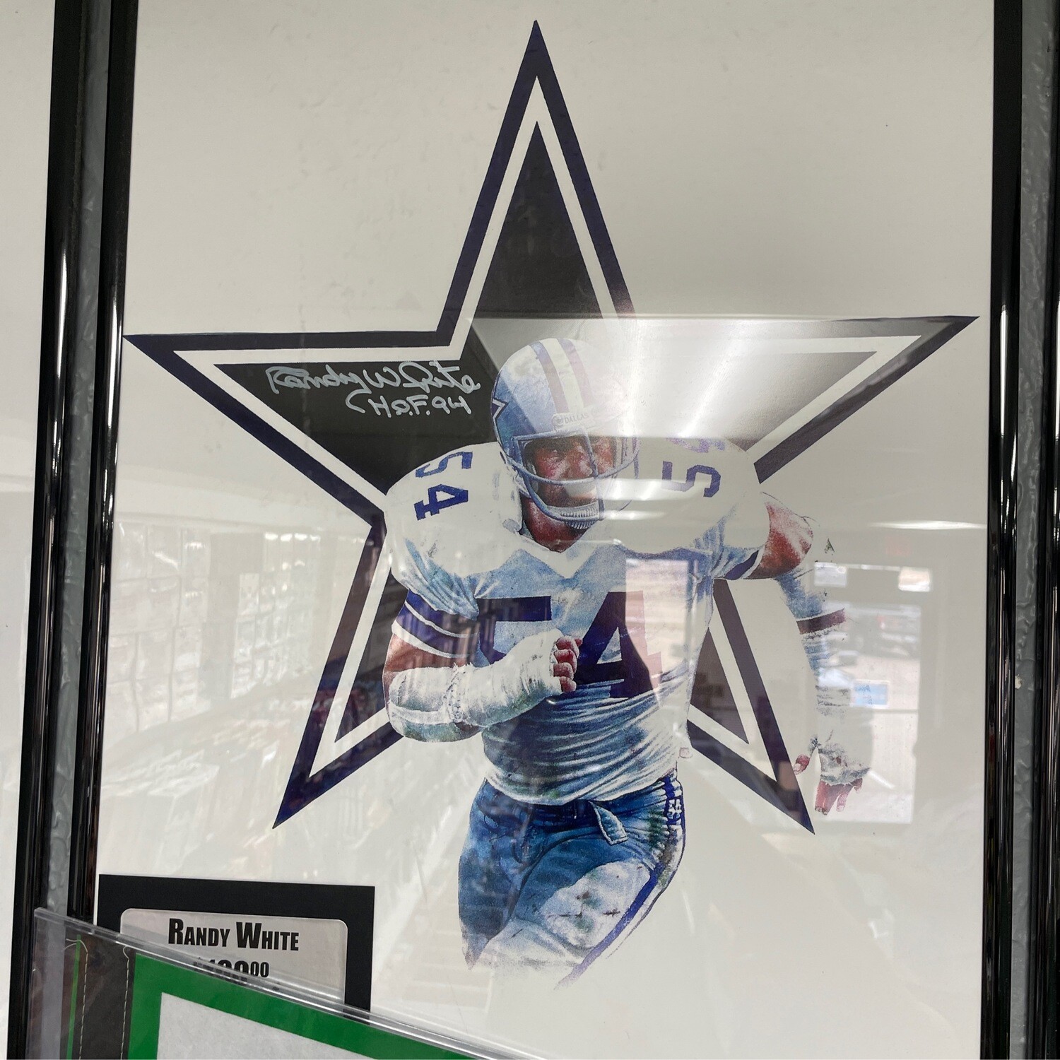 Randy White Dallas Cowboys JSA Authenticated Autographed Memorabilia