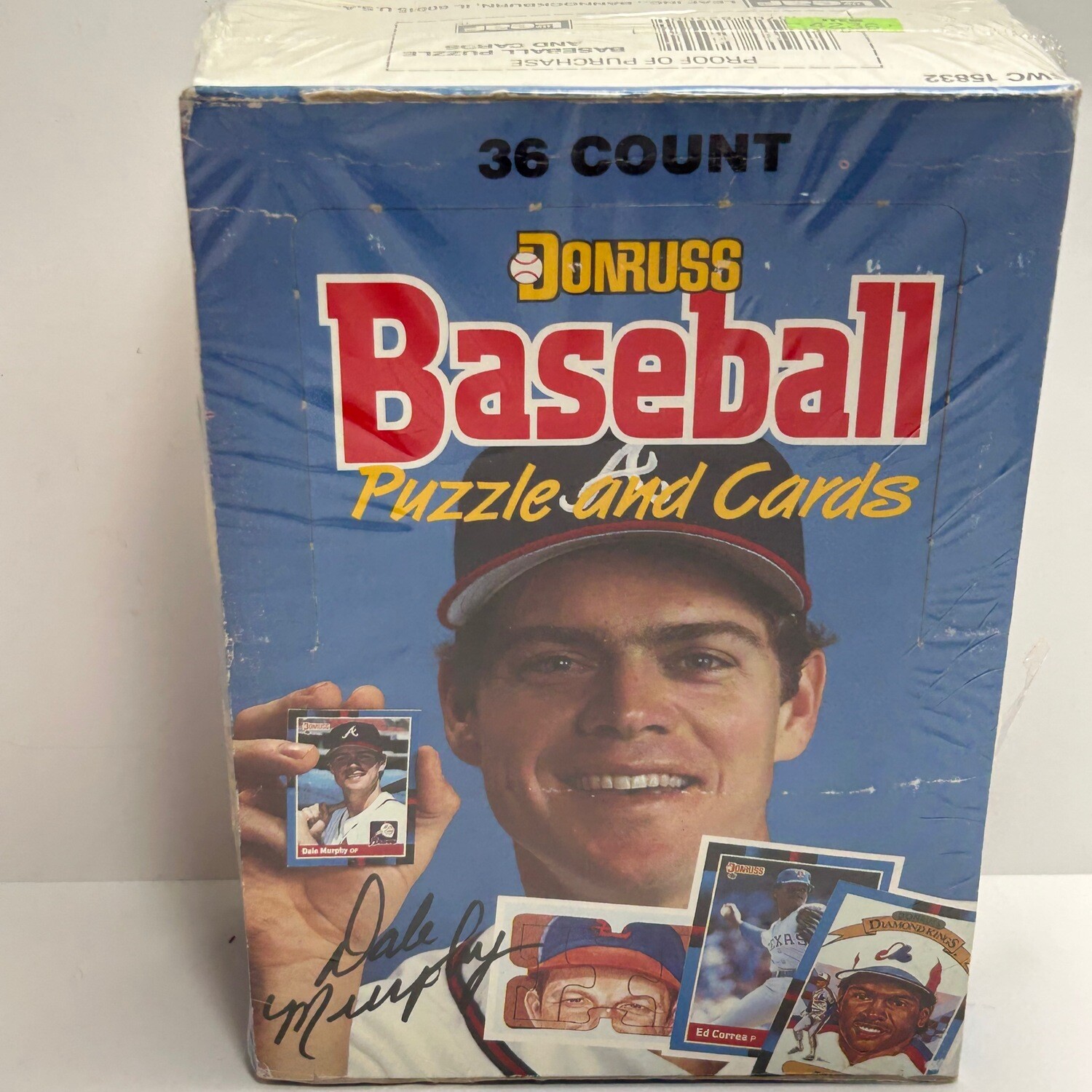 1988 DONRUSS Baseball Cards (Puzzle and Cards) 36 Count Box Sealed Card Packs