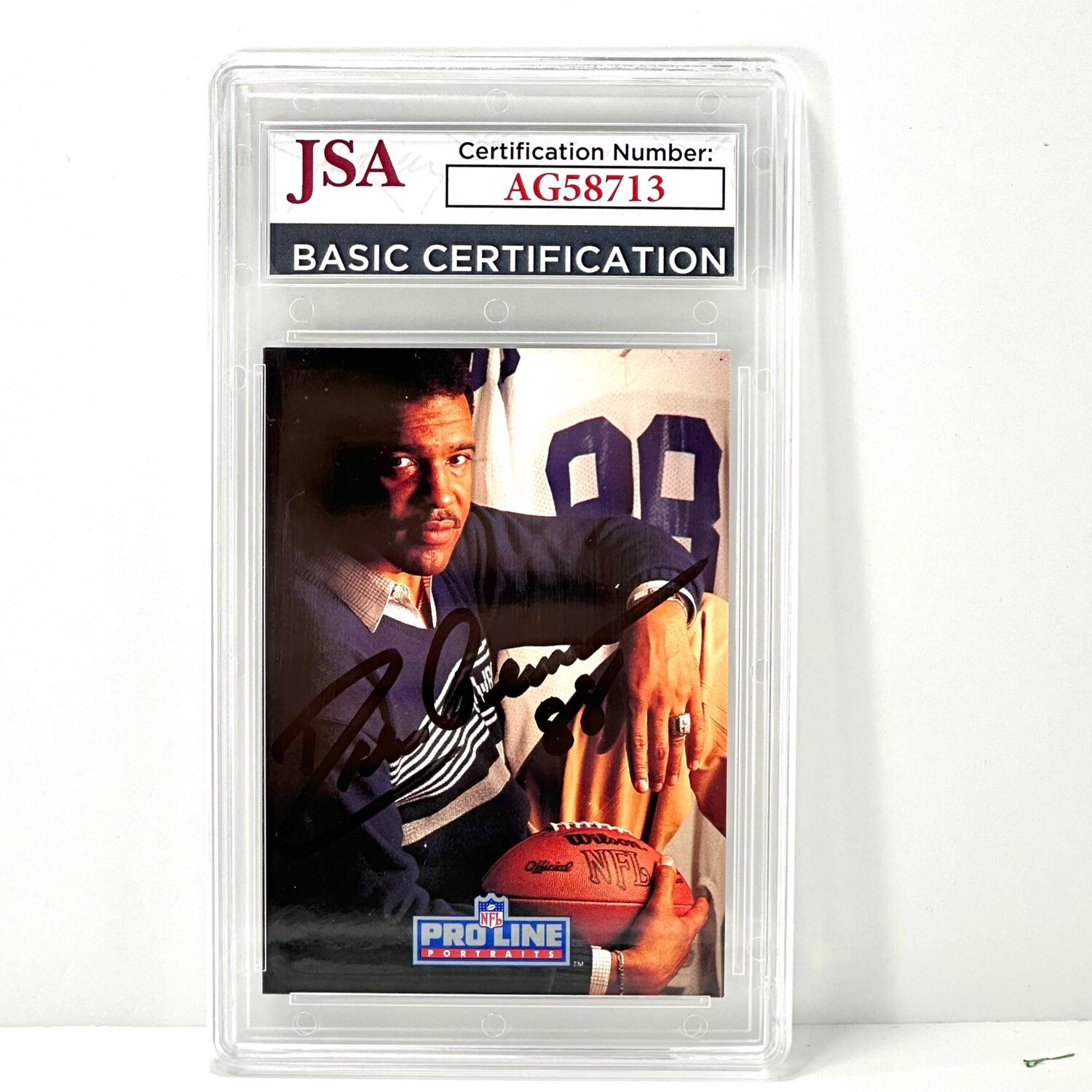 1991 Pro Line Portraits #143 Drew Pearson Autographed JSA Certified