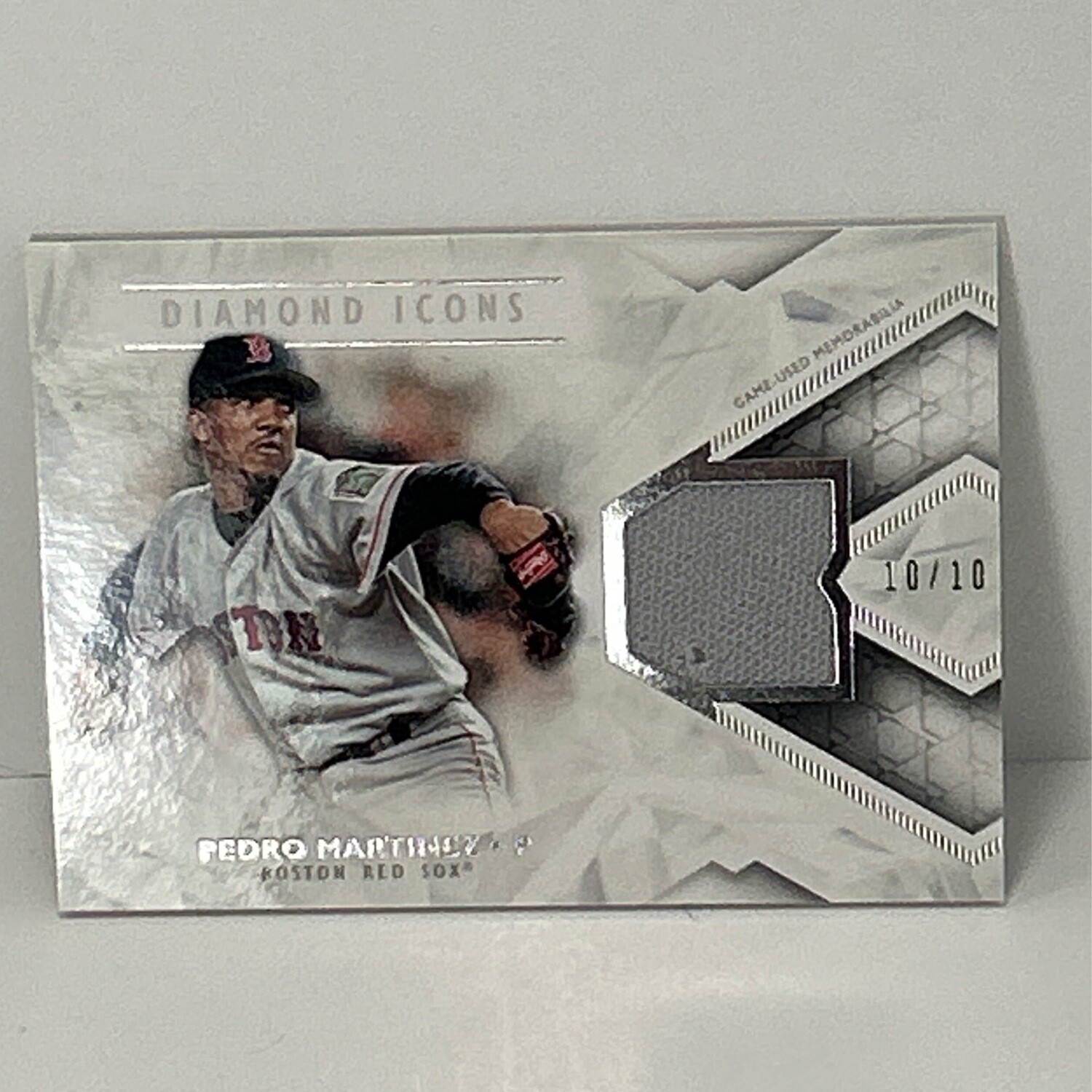 2018 Diamond Icons Pedro Martinez Relic Card /10